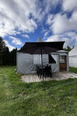 Glamourtent aan de golfbaan in het IJzergebergte voor 5 personen - thumbnail 2