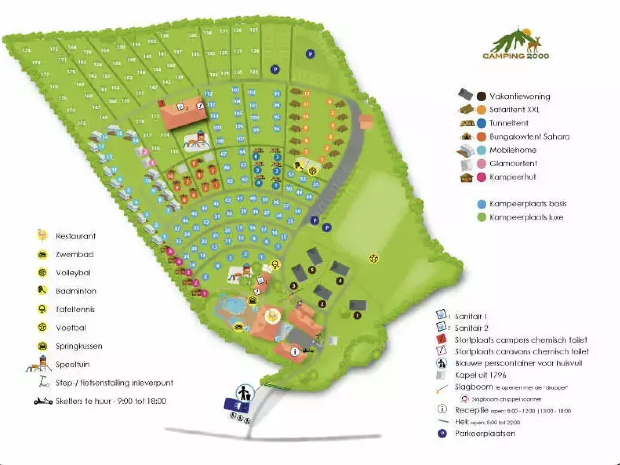 Camping 2000 - Vakantiewoning XL - Dedans