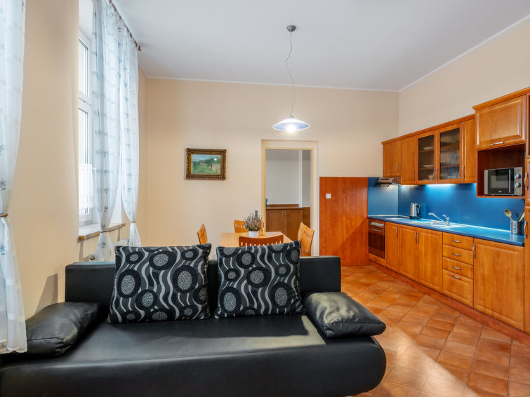 Appartement met whirlpool in het centrum van Desná in Desná v Jizerských horách