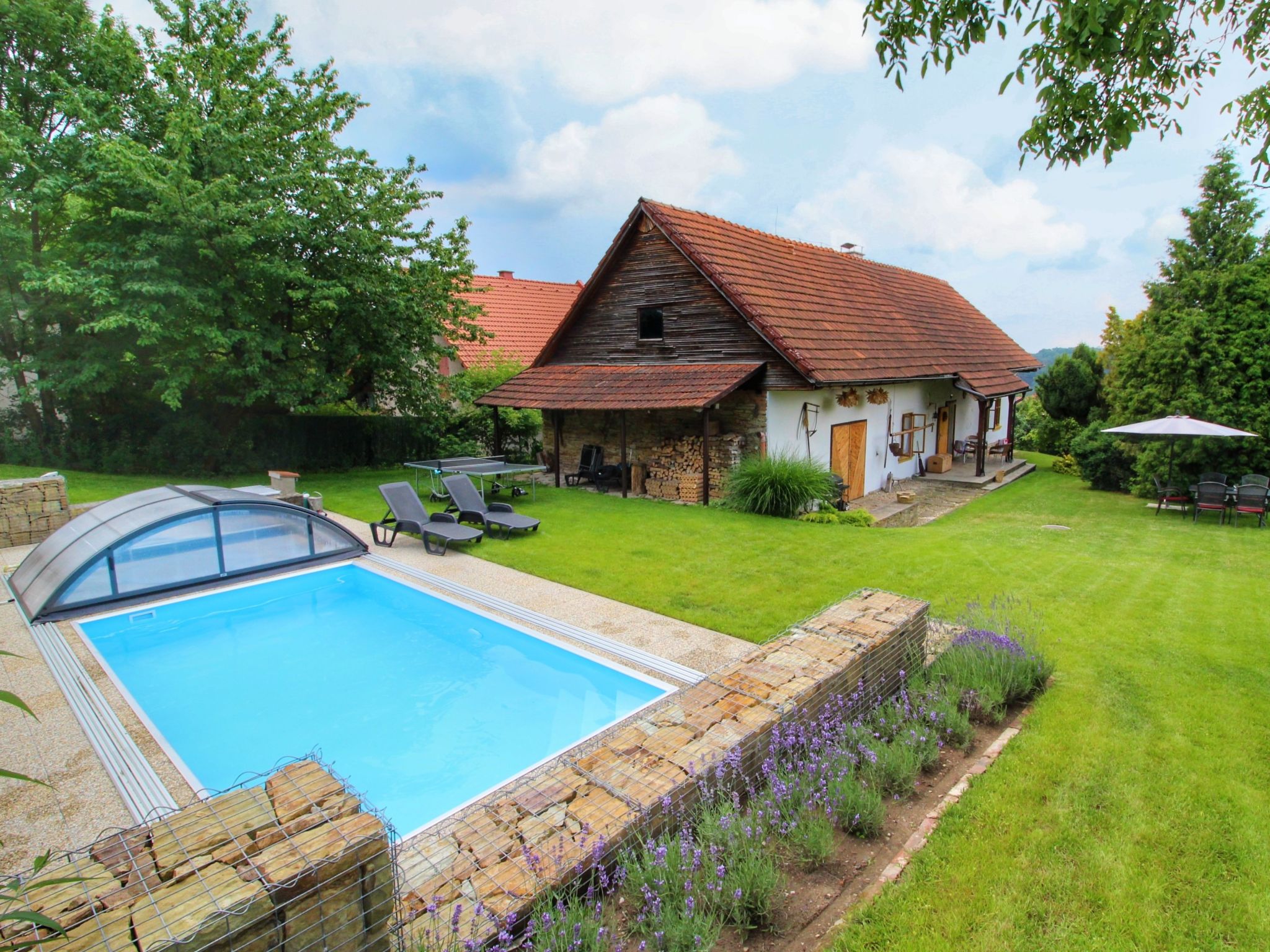 Vakantiehuis met privé zwembad in Libel (Tsjechië) voor 5 personen