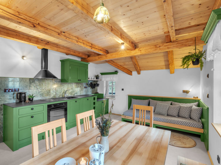 Aan de piste: Ruim appartement V Mechu in Janské Lázně
