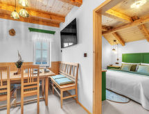 Aan de piste: Ruim appartement V Mechu in Janské Lázně - thumbnail 2