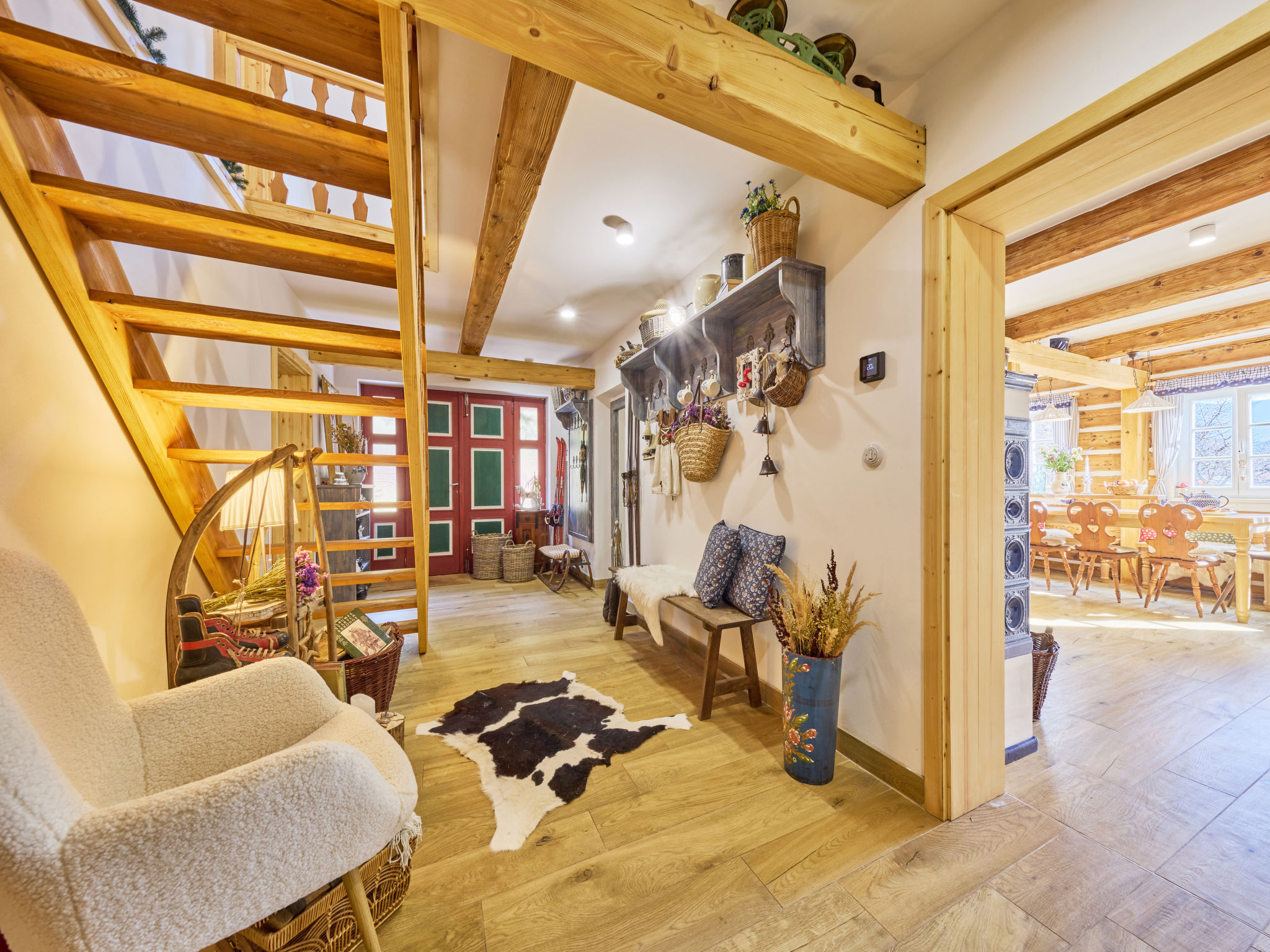 Charming Mountain Lodge & Wellness - Binnen