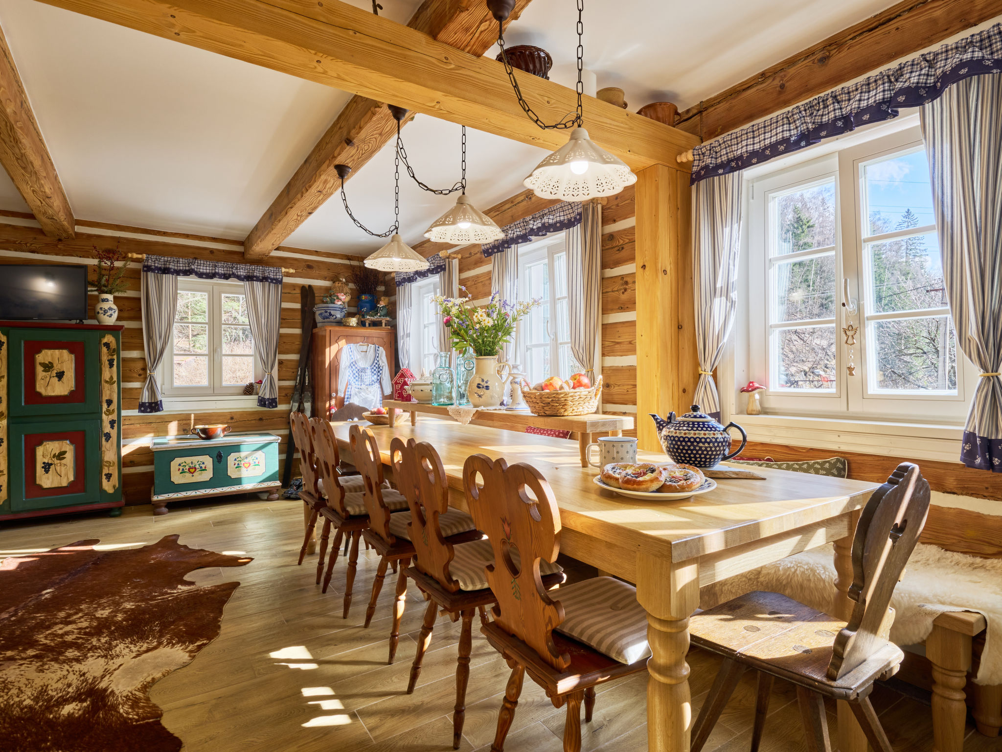 Charming Mountain Lodge & Wellness - Binnen