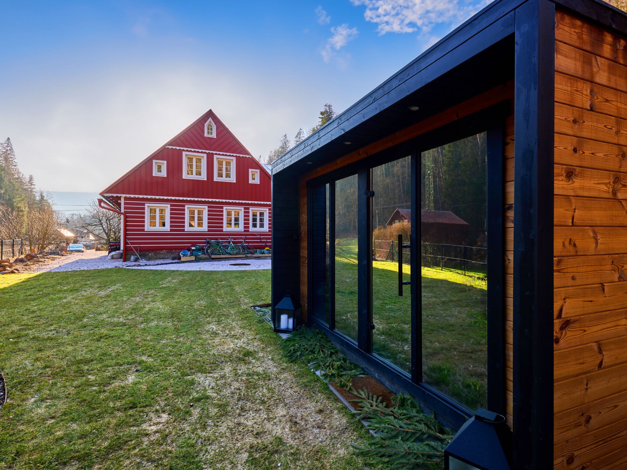 Charming Mountain Lodge & Wellness - Buiten