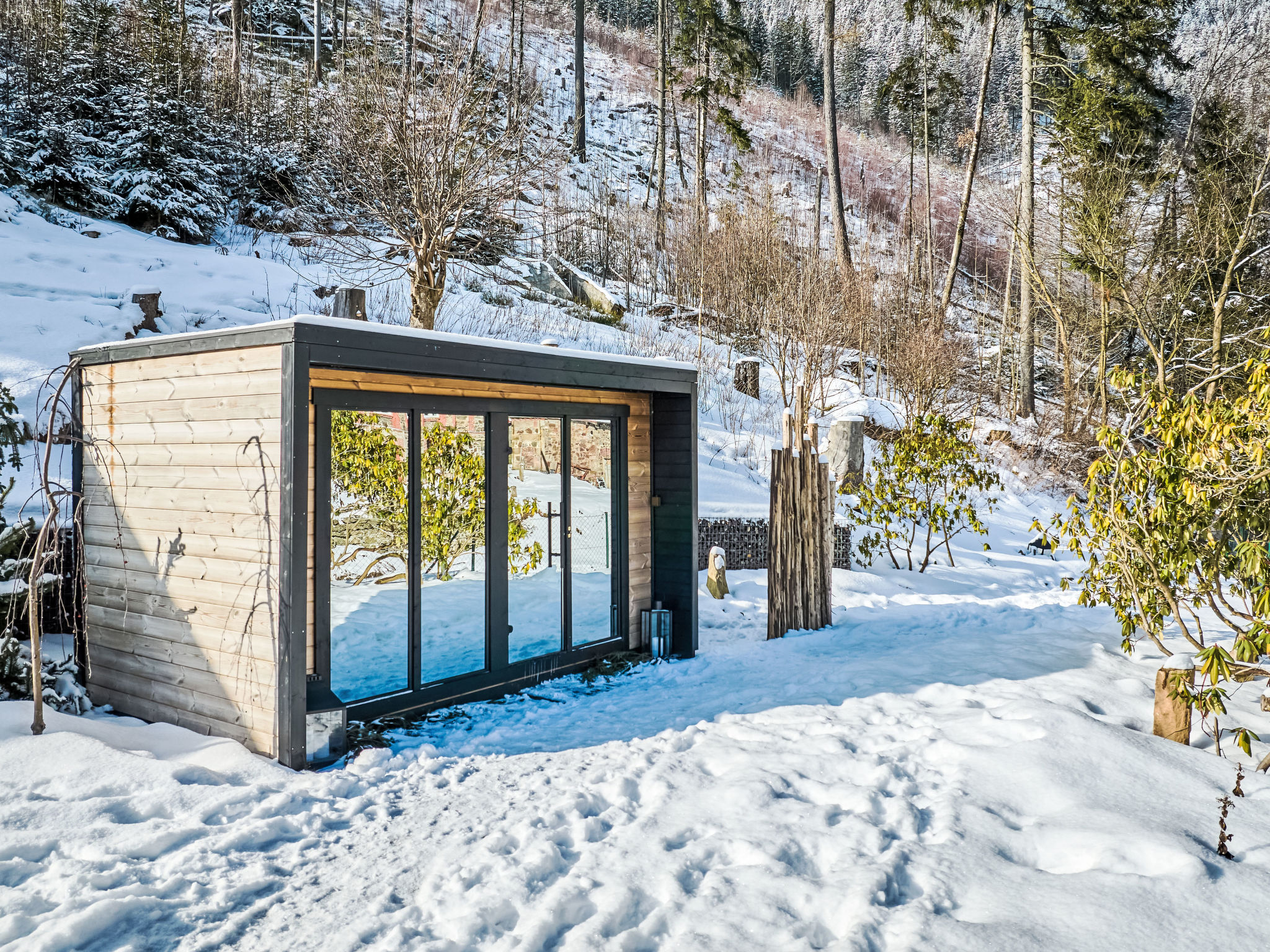 Charming Mountain Lodge & Wellness - Buiten