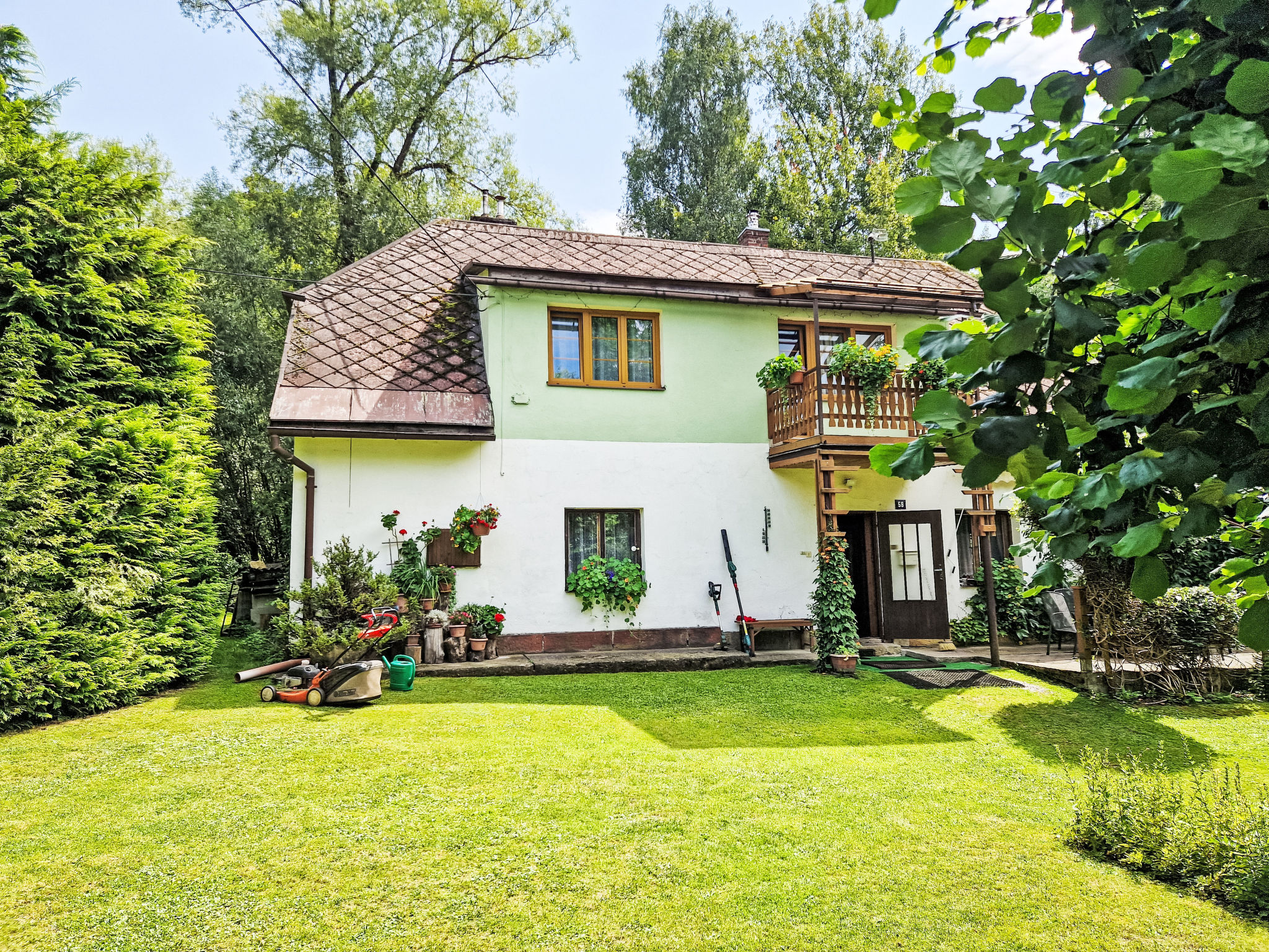 Vakantiehuis met privé zwembad in Lanov (Tsjechië) voor 12 personen