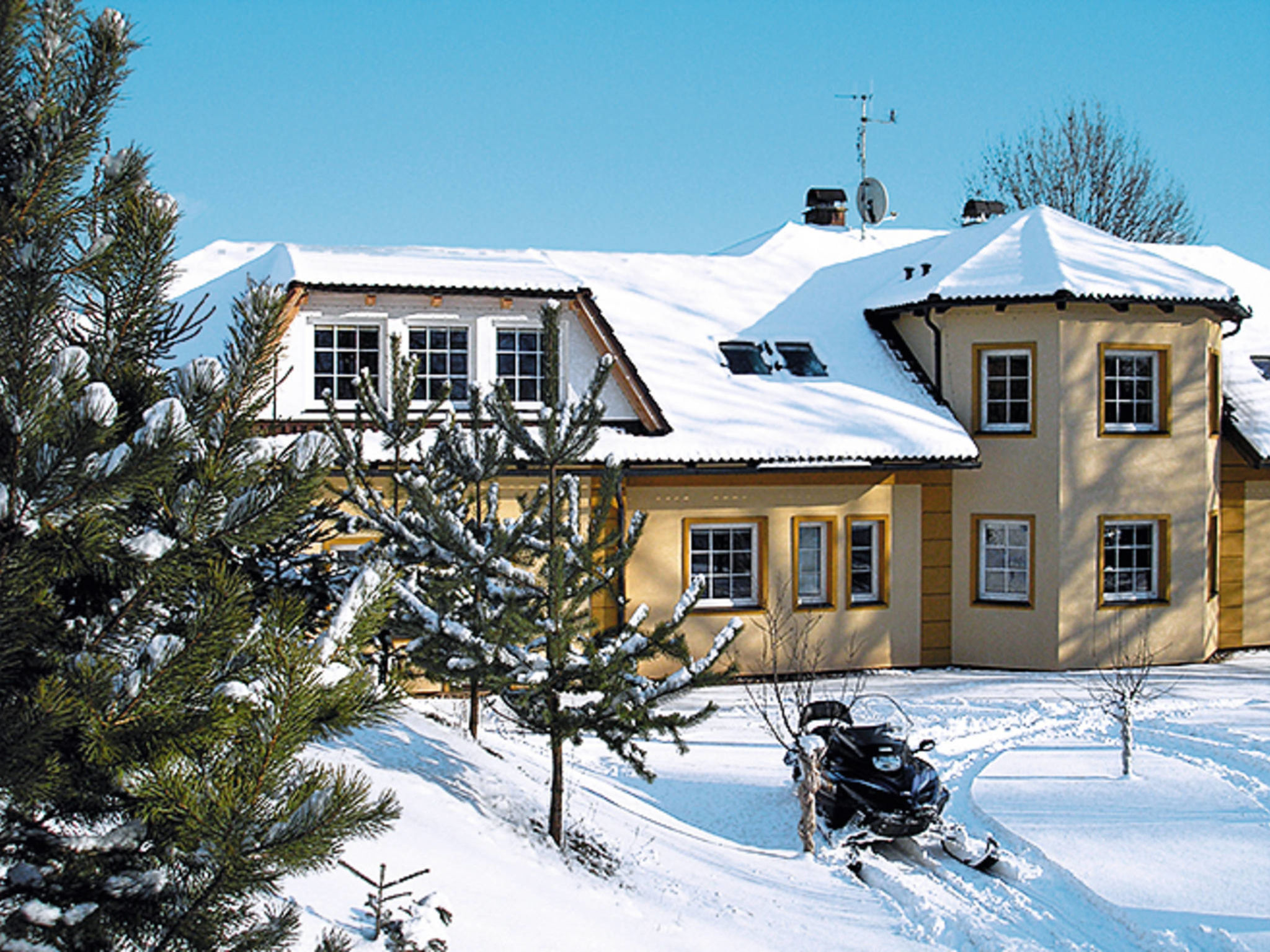 Vakantiehuis met privé zwembad in Hostinné (Tsjechië) voor 6 personen