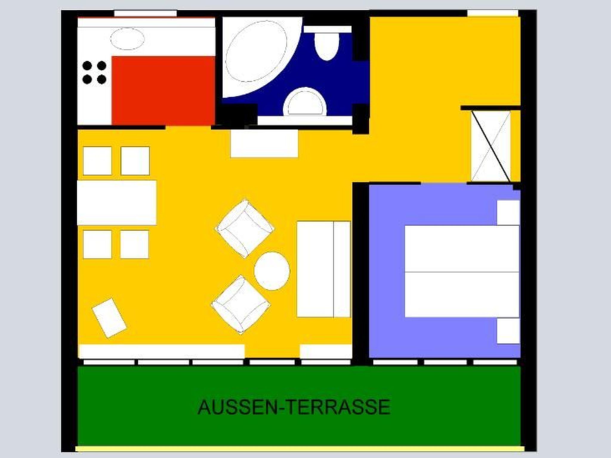 Stylische Ferienwohnung mit Südbalkon in Messenähe-Drinnen