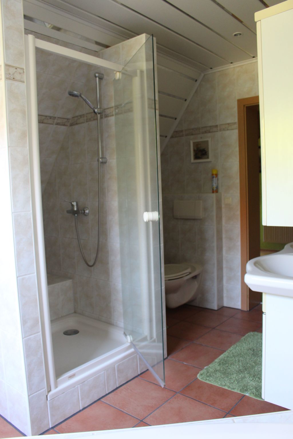 Geräumige Ferienwohnung mit Terrasse, in günstiger zentraler Lage in der Oberla-Drinnen