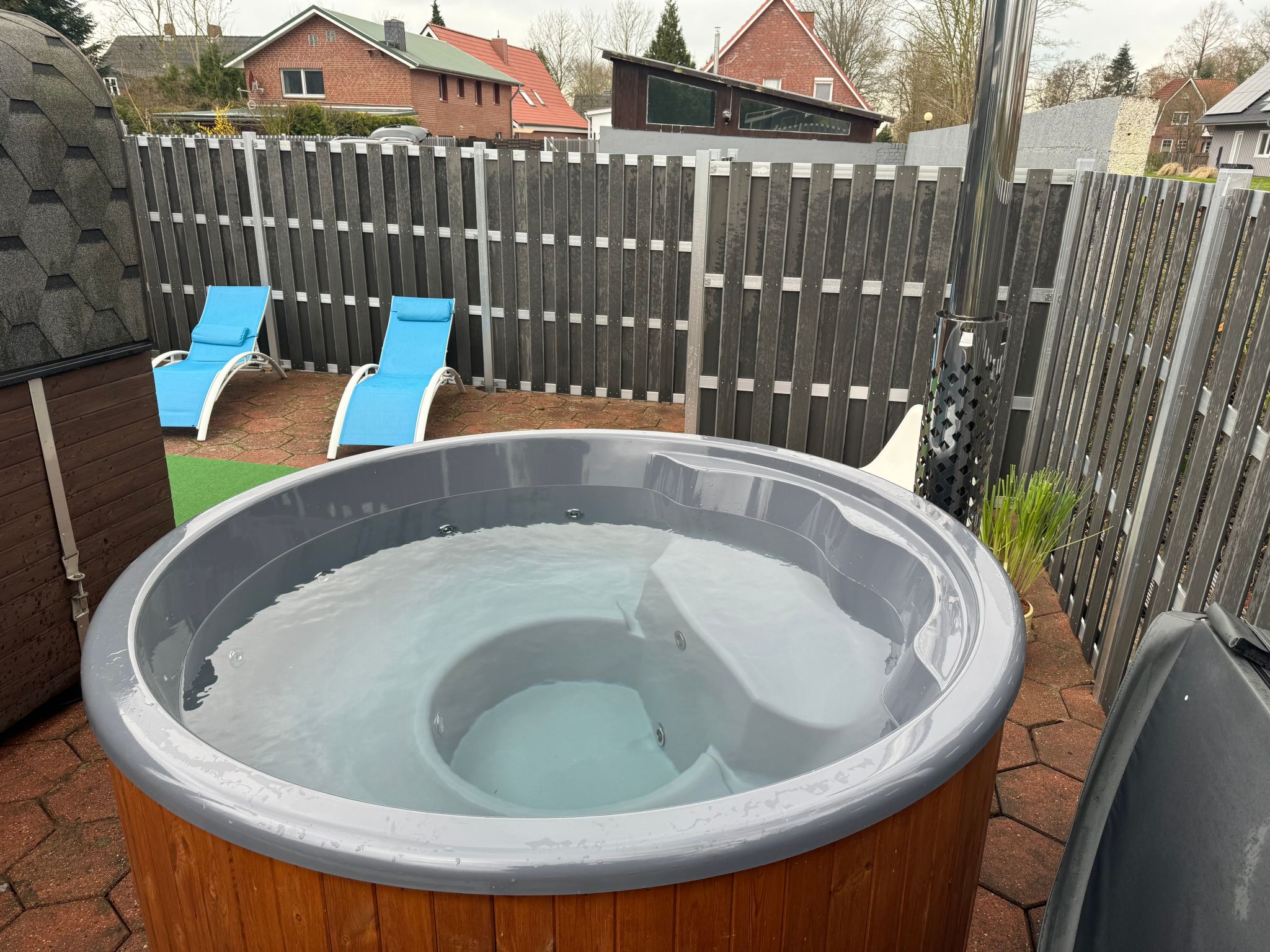 Appartement mit gemeinschaftlichem Pool — Terrace (5 of 34)
