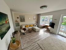 Appartement Nordseedüne II: Uitzicht op zee in Cuxhaven, 250m van het strand - thumbnail 2