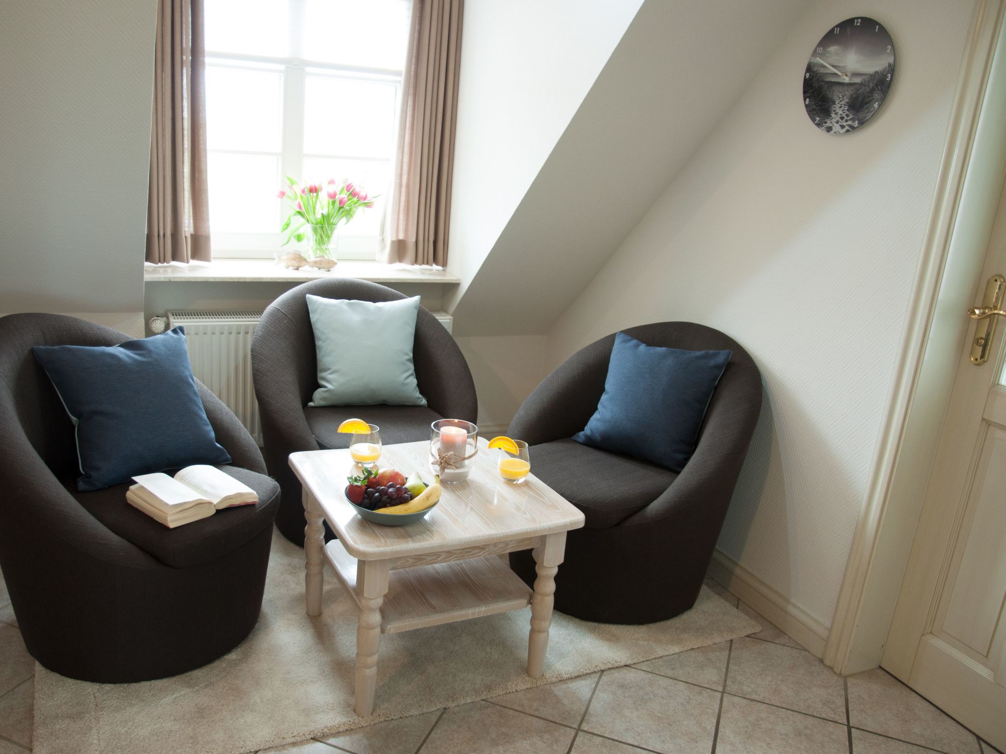 Gemütliche Wohnung für 2 Personen mit Gartensauna-Inside