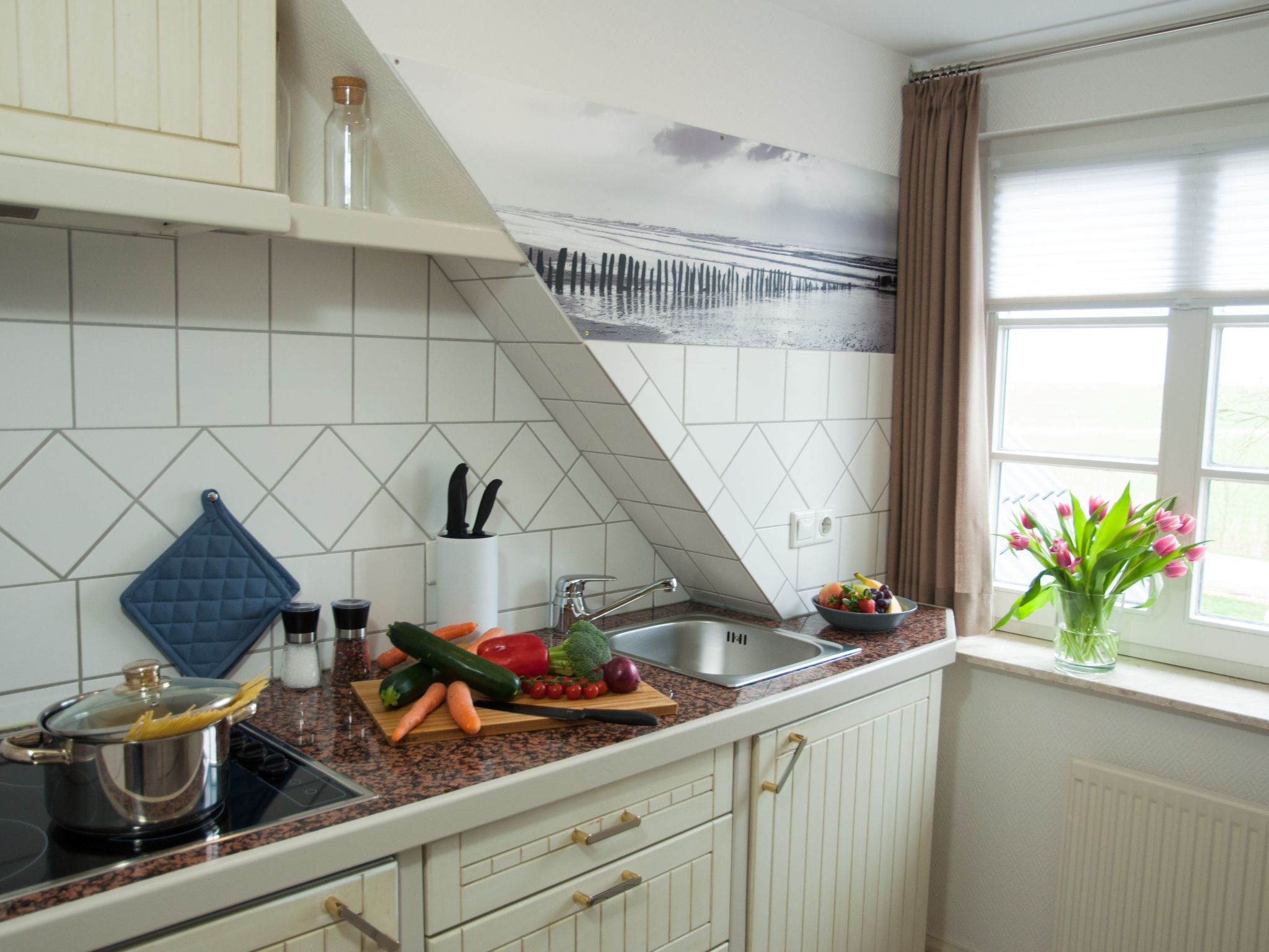 Gemütliche Wohnung für 2 Personen mit Gartensauna-Inside