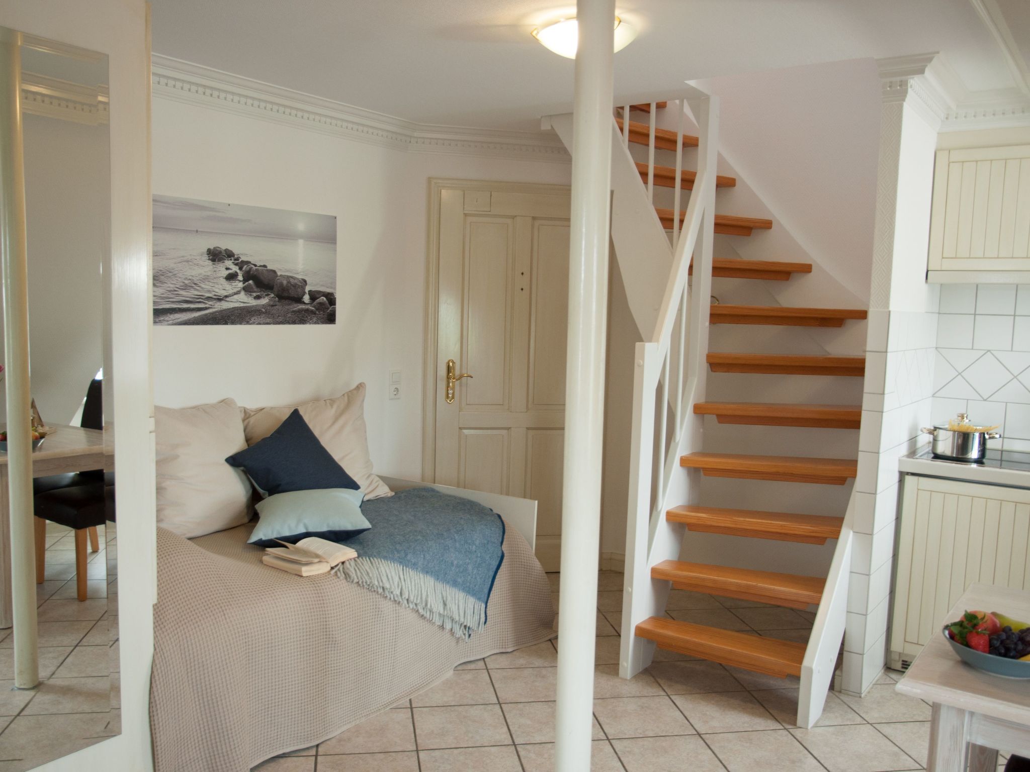 Gemütliche Wohnung für 2 Personen mit Gartensauna-Inside