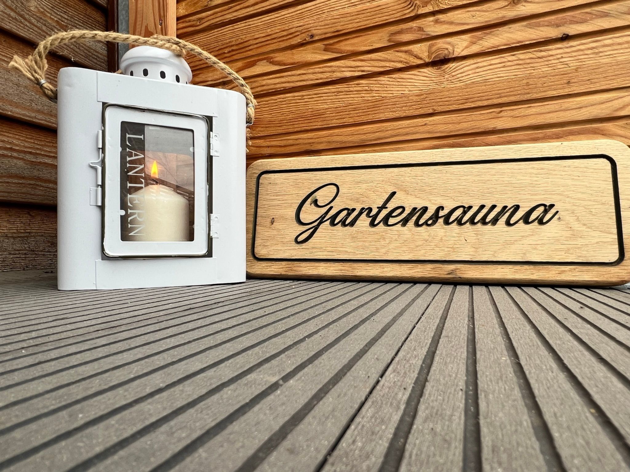 Gemütliche Wohnung für 2 Personen mit Gartensauna-Inside