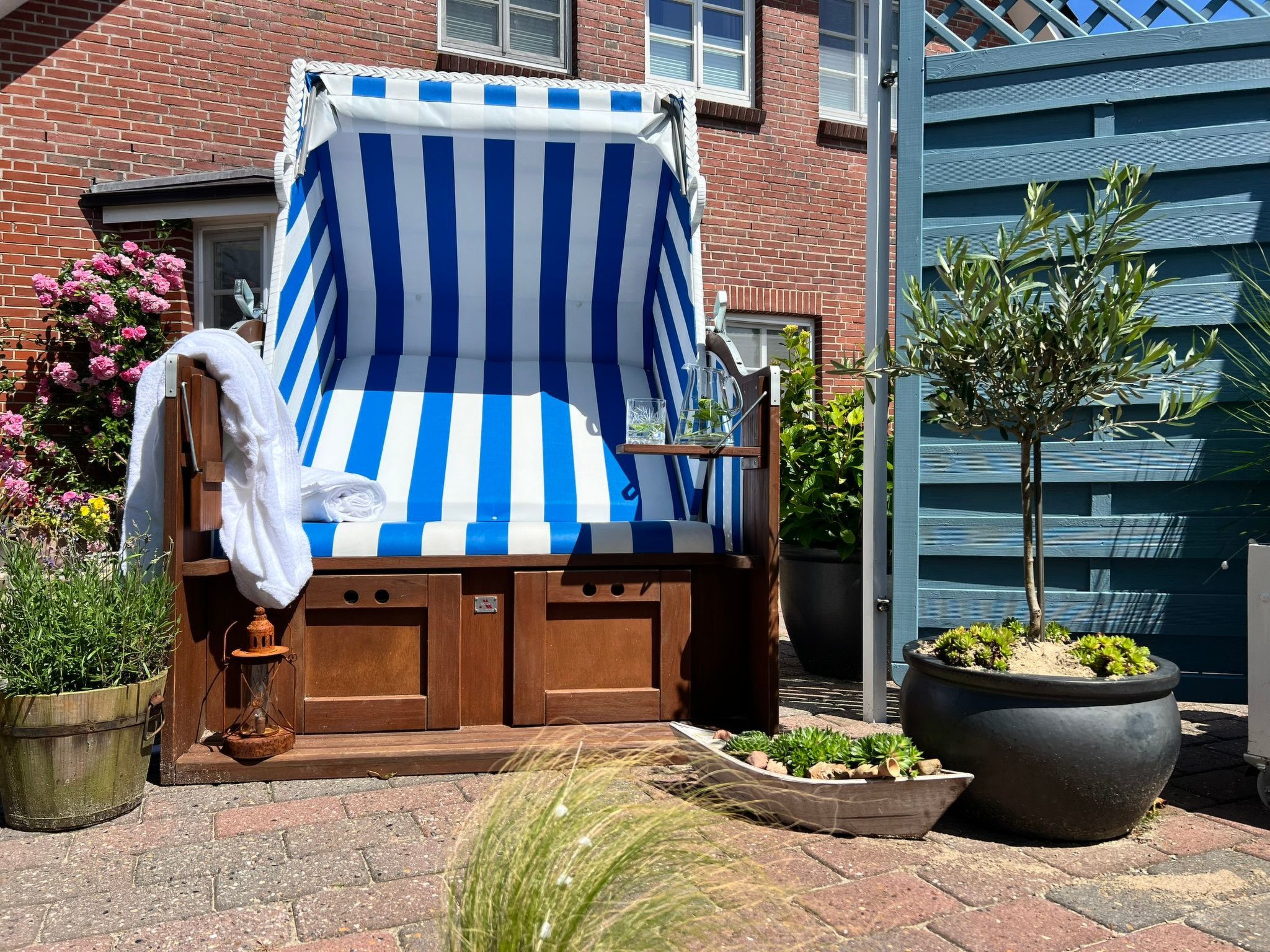 Gemütliche Wohnung für 2 Personen mit Gartensauna-Inside