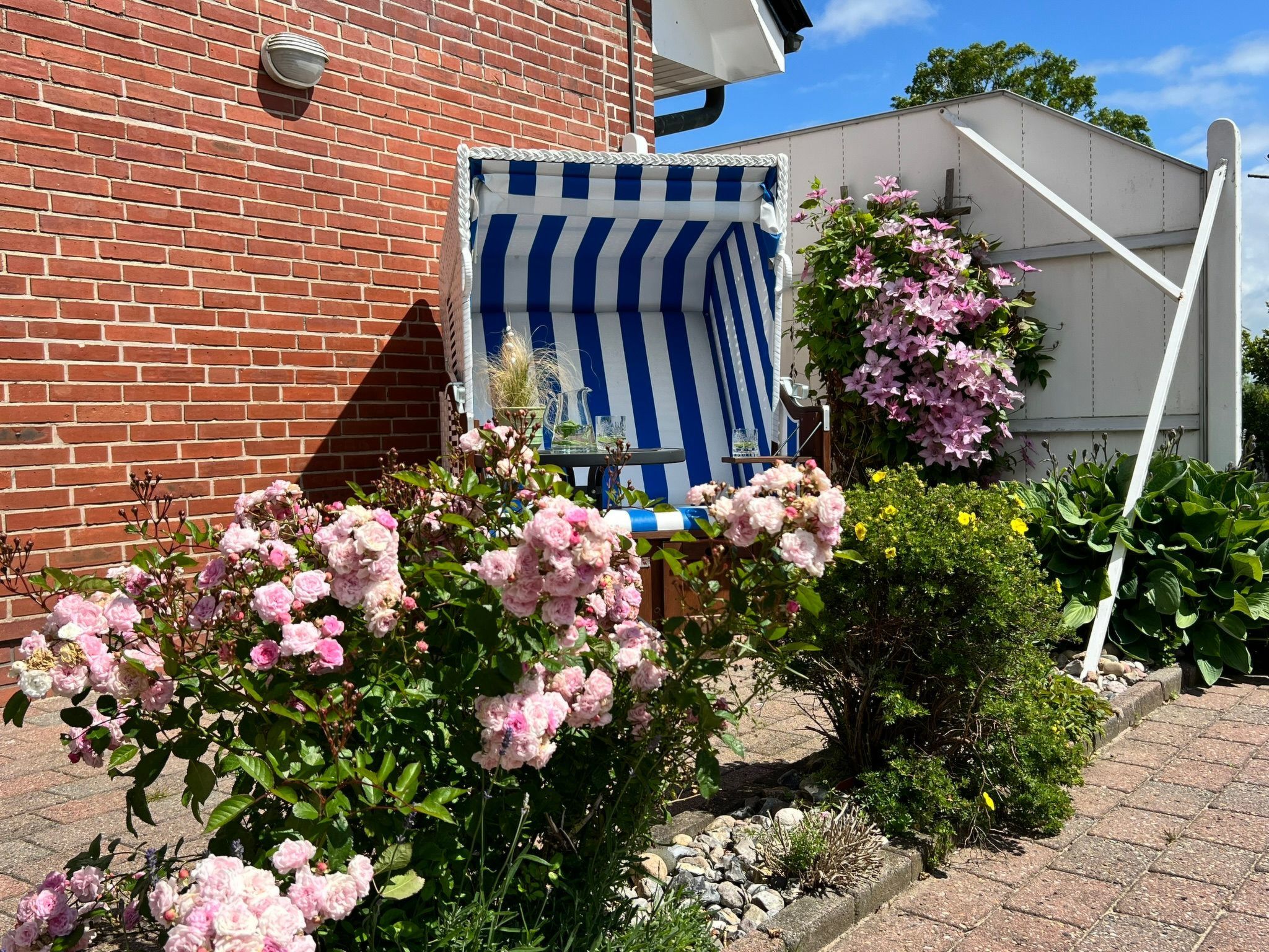 Gemütliche Wohnung für 2 Personen mit Gartensauna-Inside