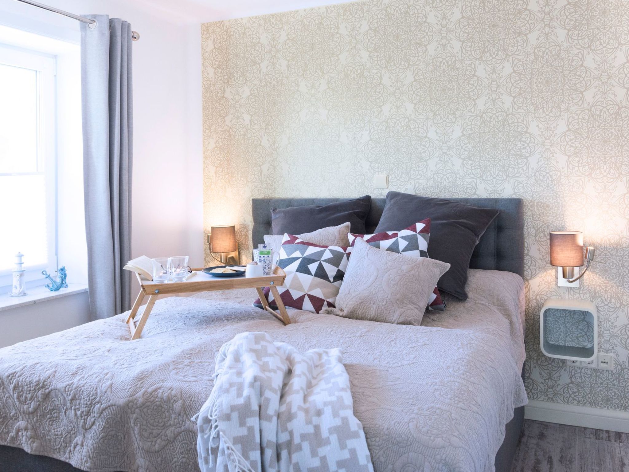 In Dagebüll mit Balkon.-Binnen