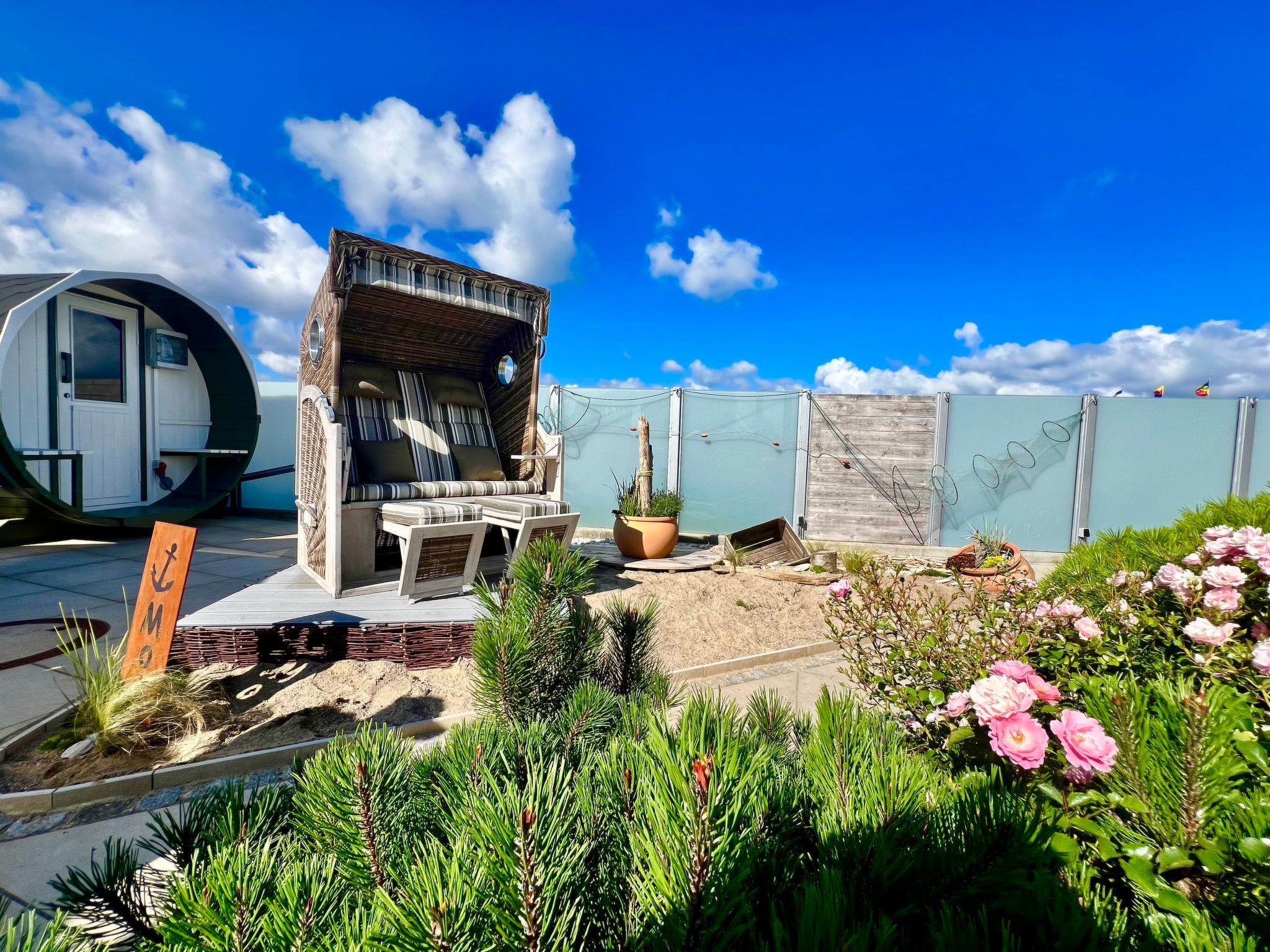 In Dagebüll mit Balkon.-Binnen