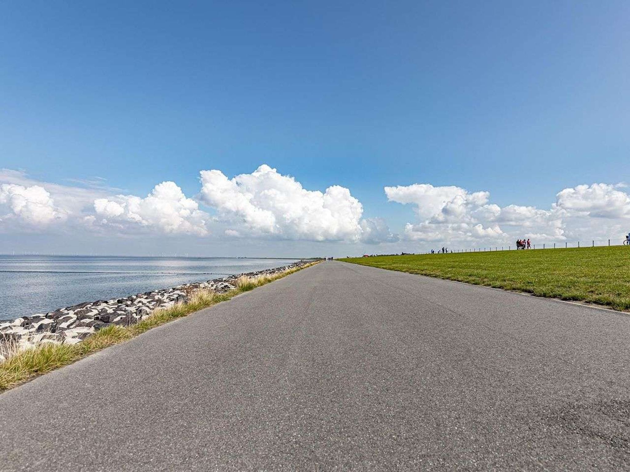 Wohnung in Osterdeich mit Terrasse und Garten-Omgeving
