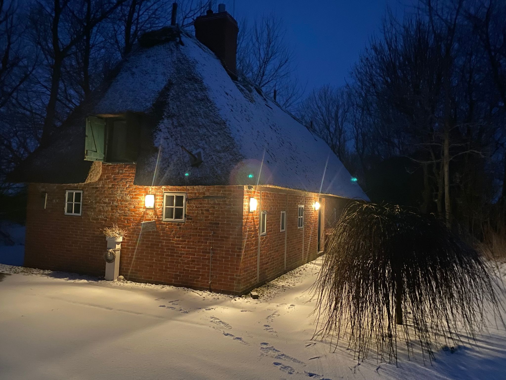 Reetdachhaus für erholsamen Familienurlaub-Binnen