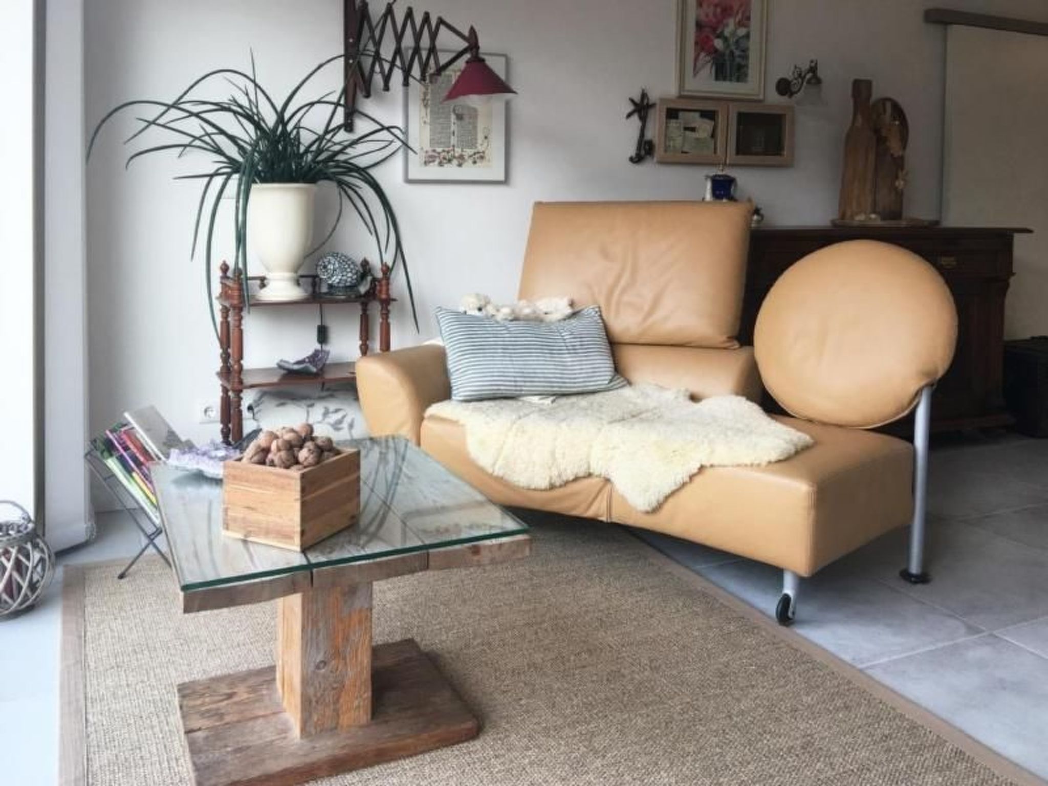 Ruhige Wohnung in Risum mit Garten und Terrasse-Dedans