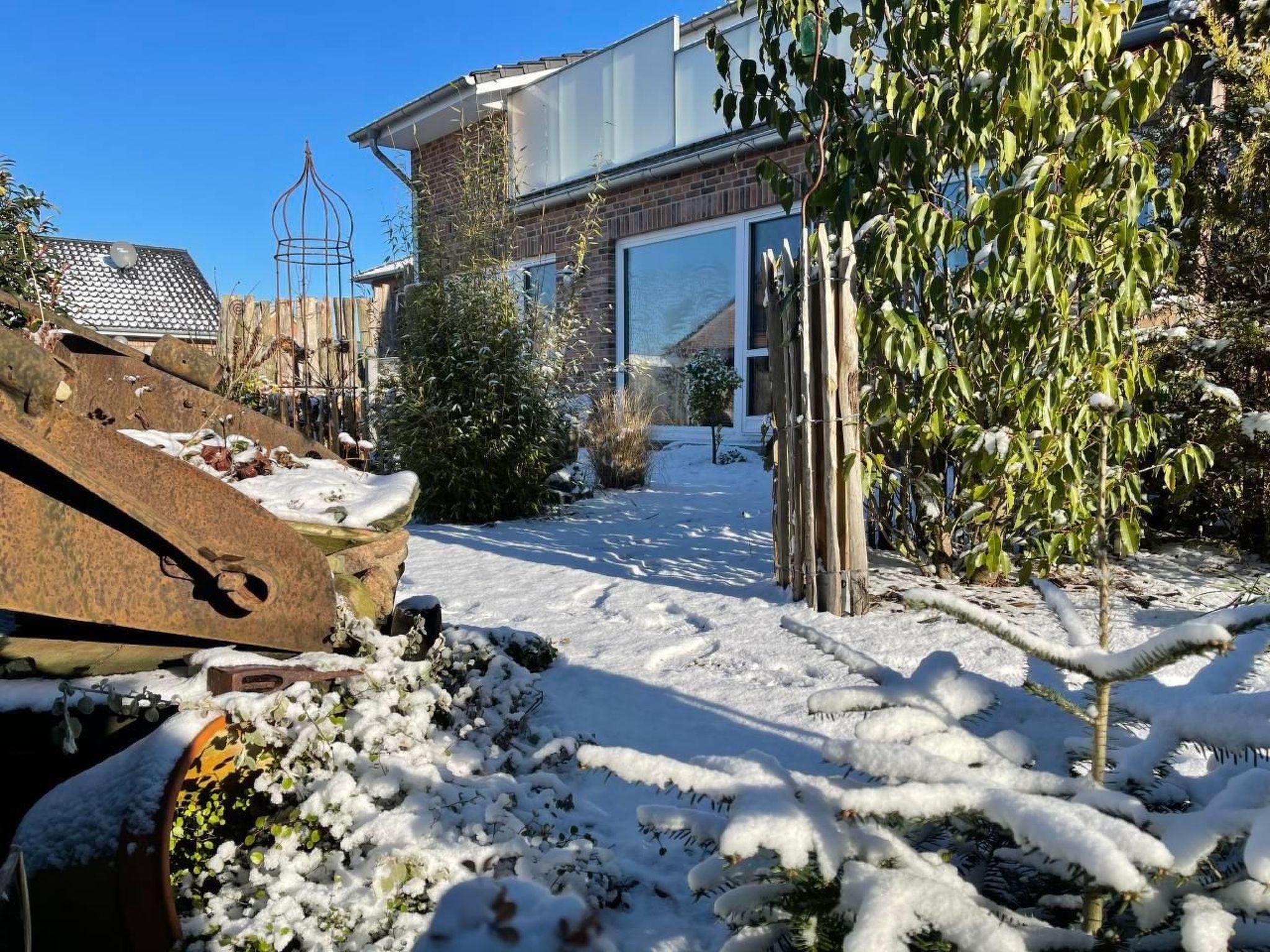 Ruhige Wohnung in Risum mit Garten und Terrasse-Dehors