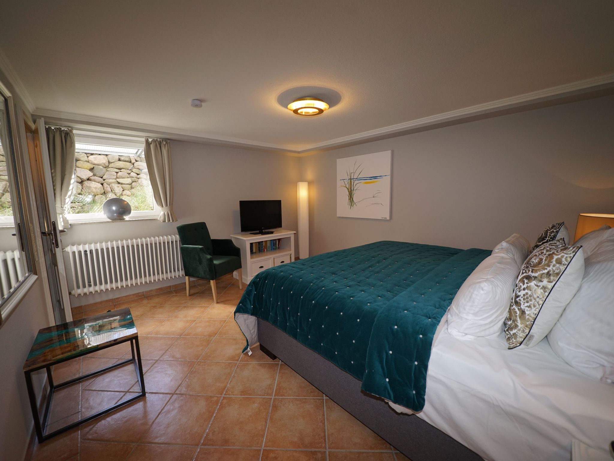 In Westerland mit Sonniger Terrasse-Binnen