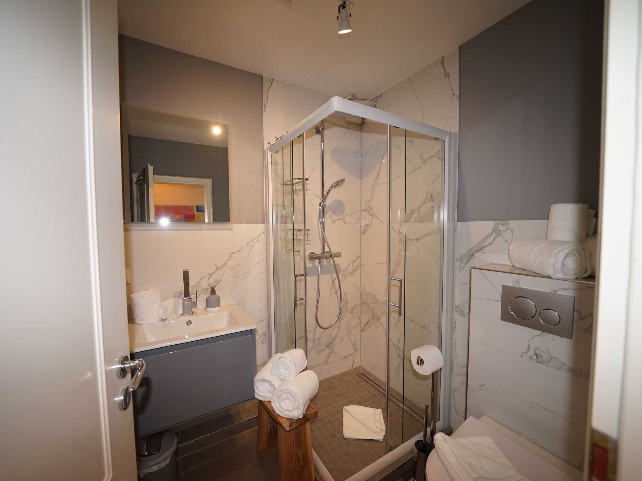 In Westerland mit Sonniger Terrasse-Binnen