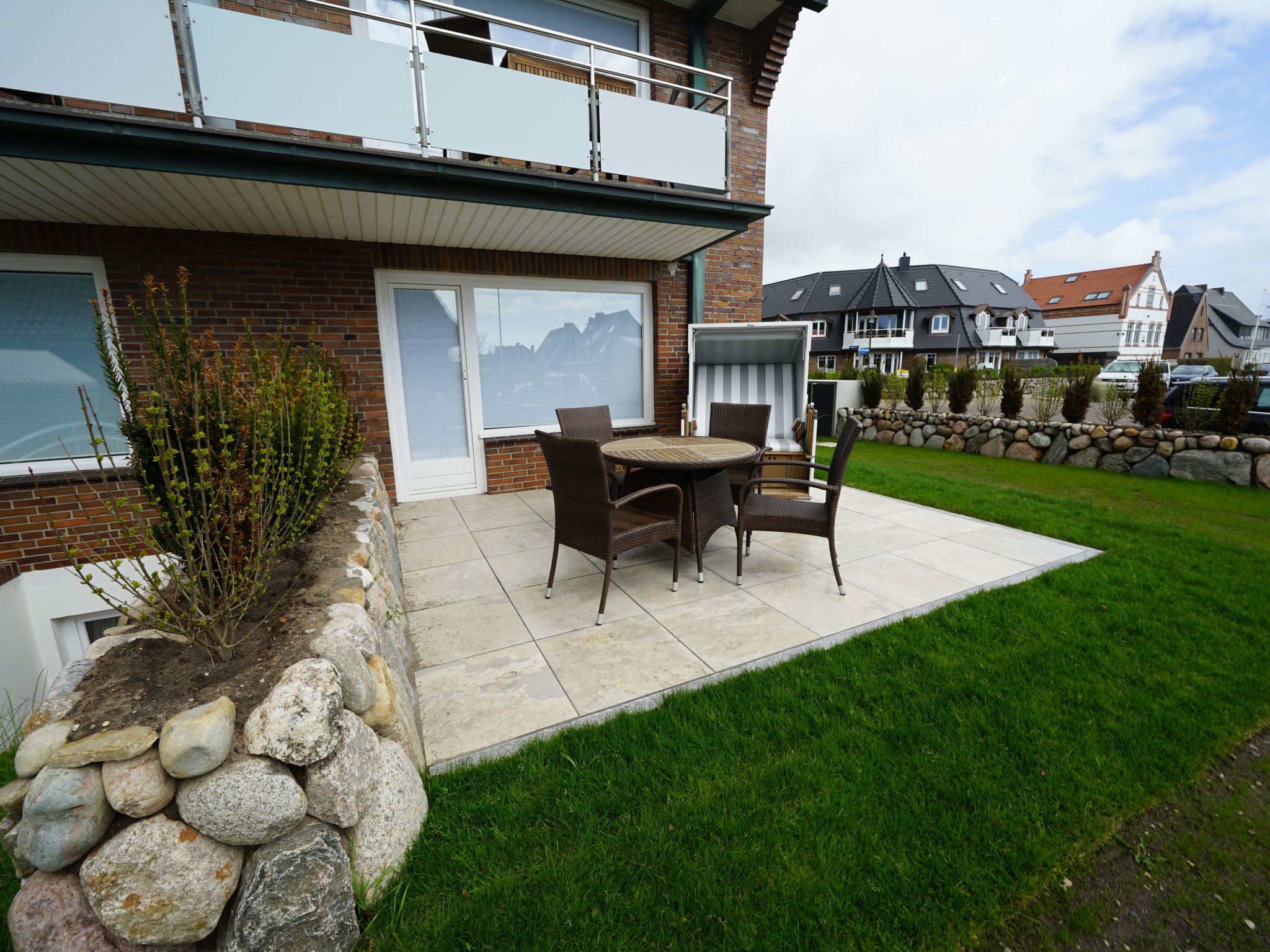 In Westerland mit Sonniger Terrasse-Binnen