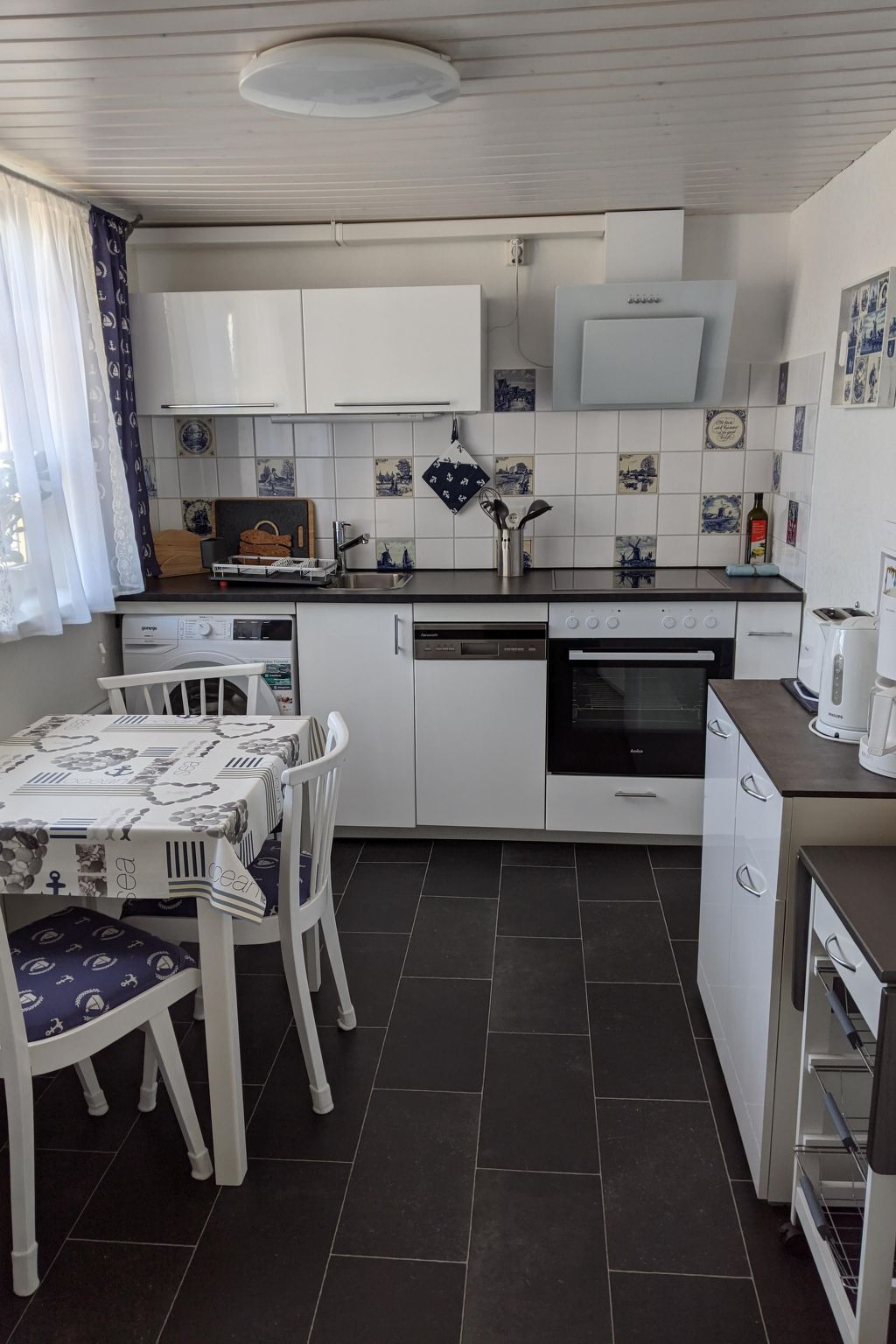 Maritime Ferienwohnung im Fachwerkhaus-Drinnen