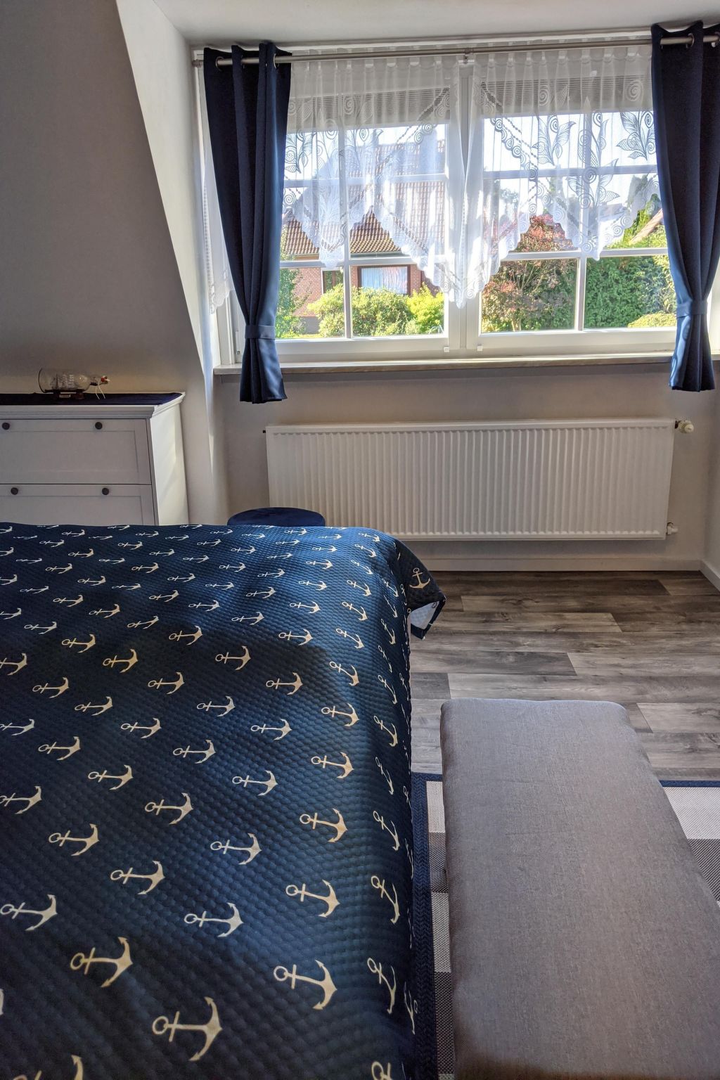 Maritime Ferienwohnung im Fachwerkhaus-Drinnen