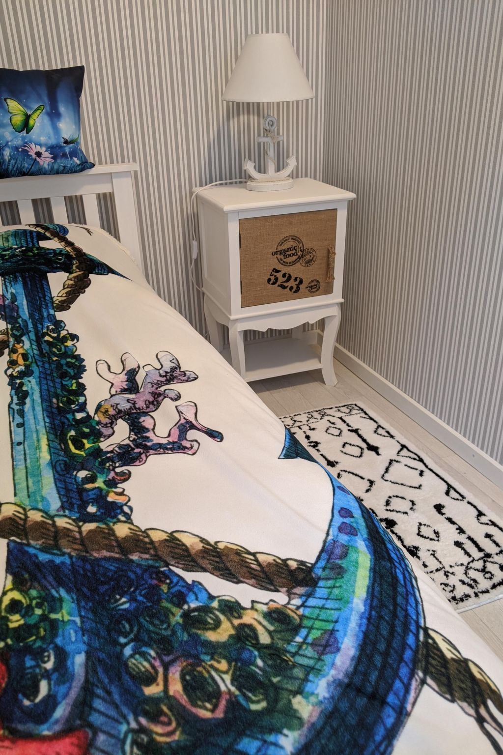 Maritime Ferienwohnung im Fachwerkhaus-Drinnen