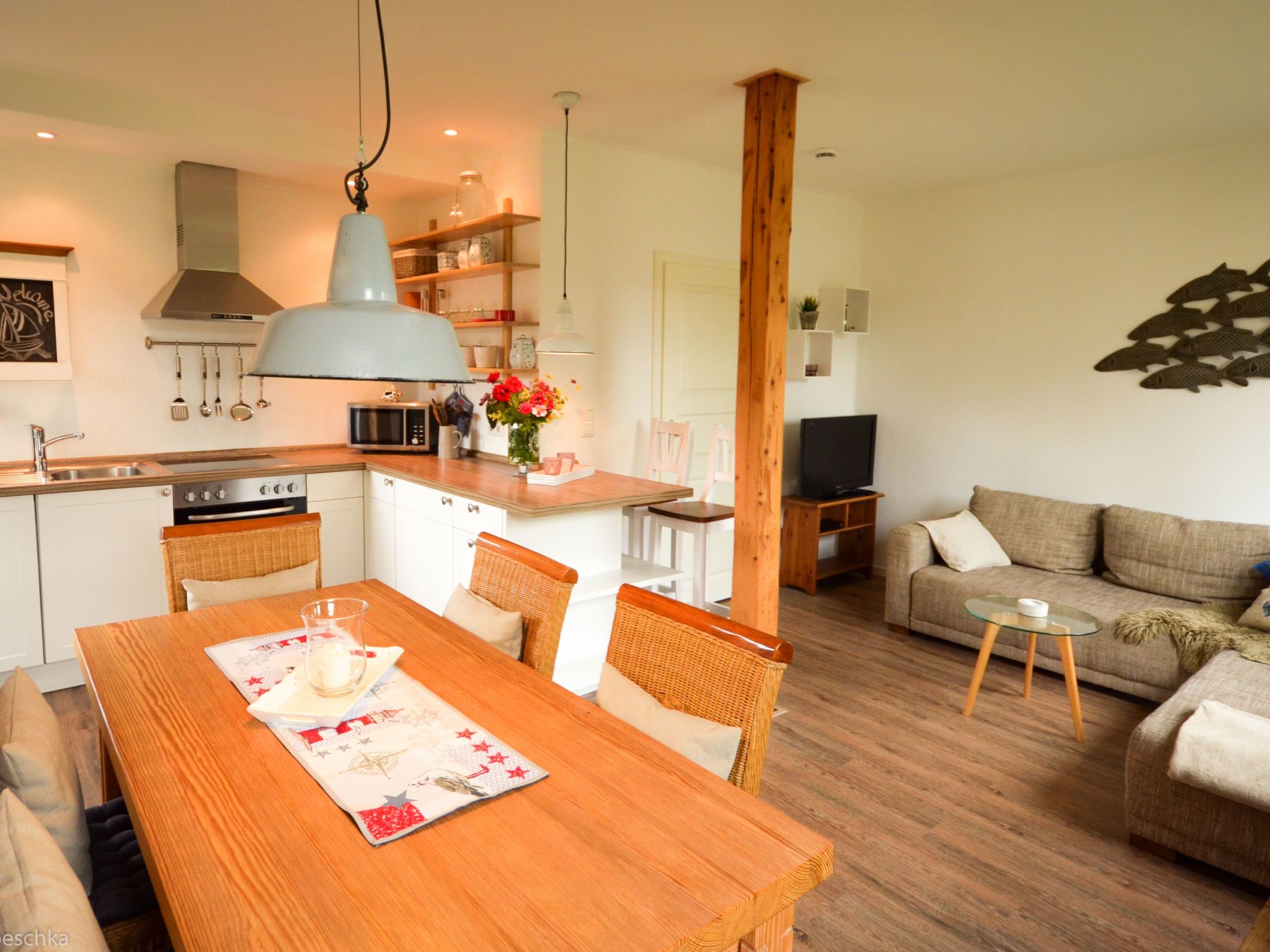 In Lutterbek mit Kleinem Garten-Binnen