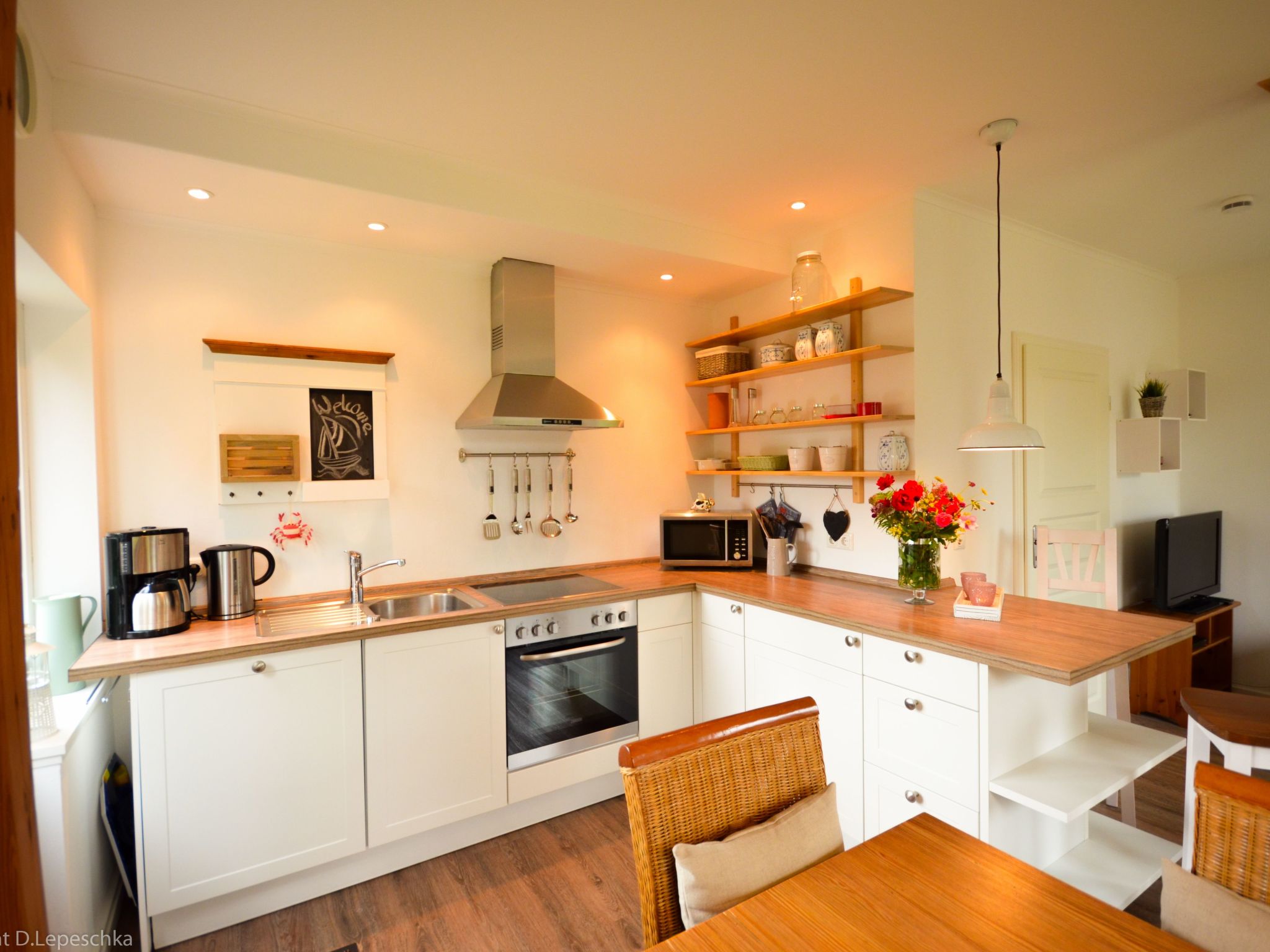 In Lutterbek mit Kleinem Garten-Binnen