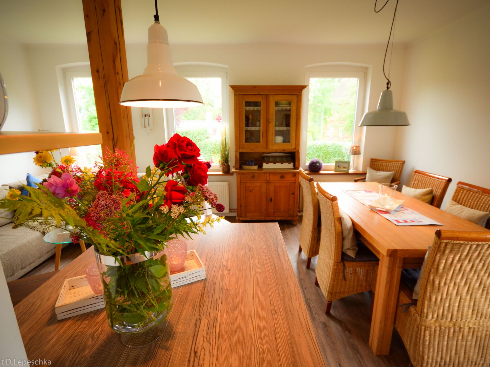 In Lutterbek mit Kleinem Garten-Binnen