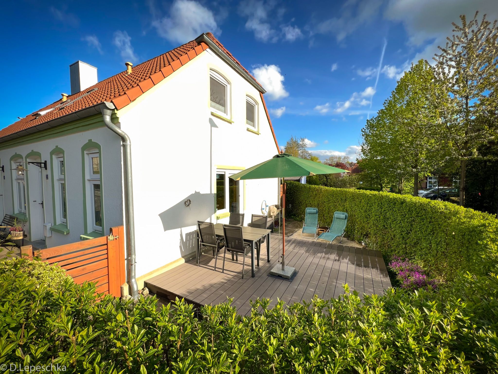 In Lutterbek mit Kleinem Garten-Binnen