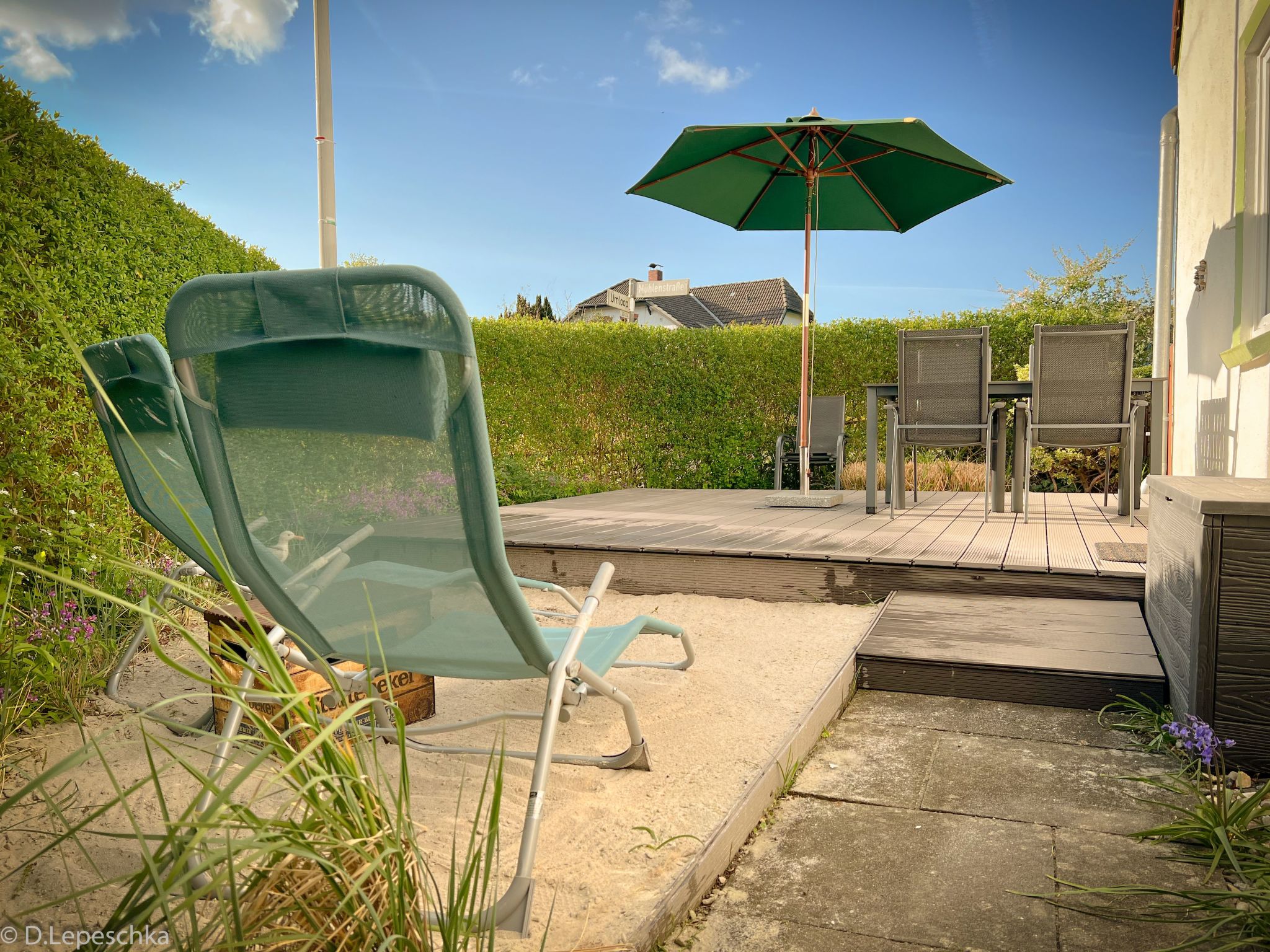 In Lutterbek mit Kleinem Garten-Binnen