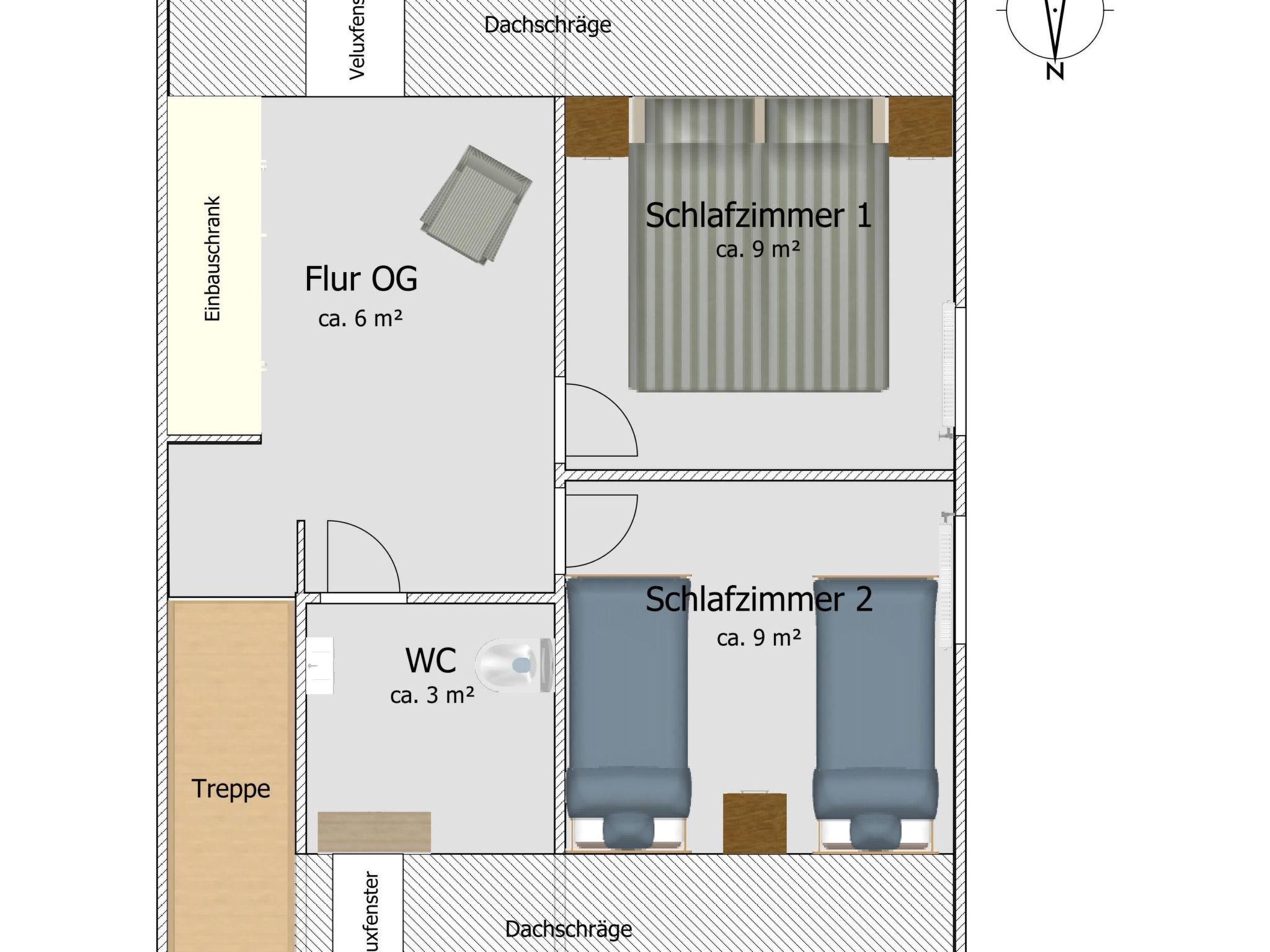 In Lutterbek mit Kleinem Garten-Binnen