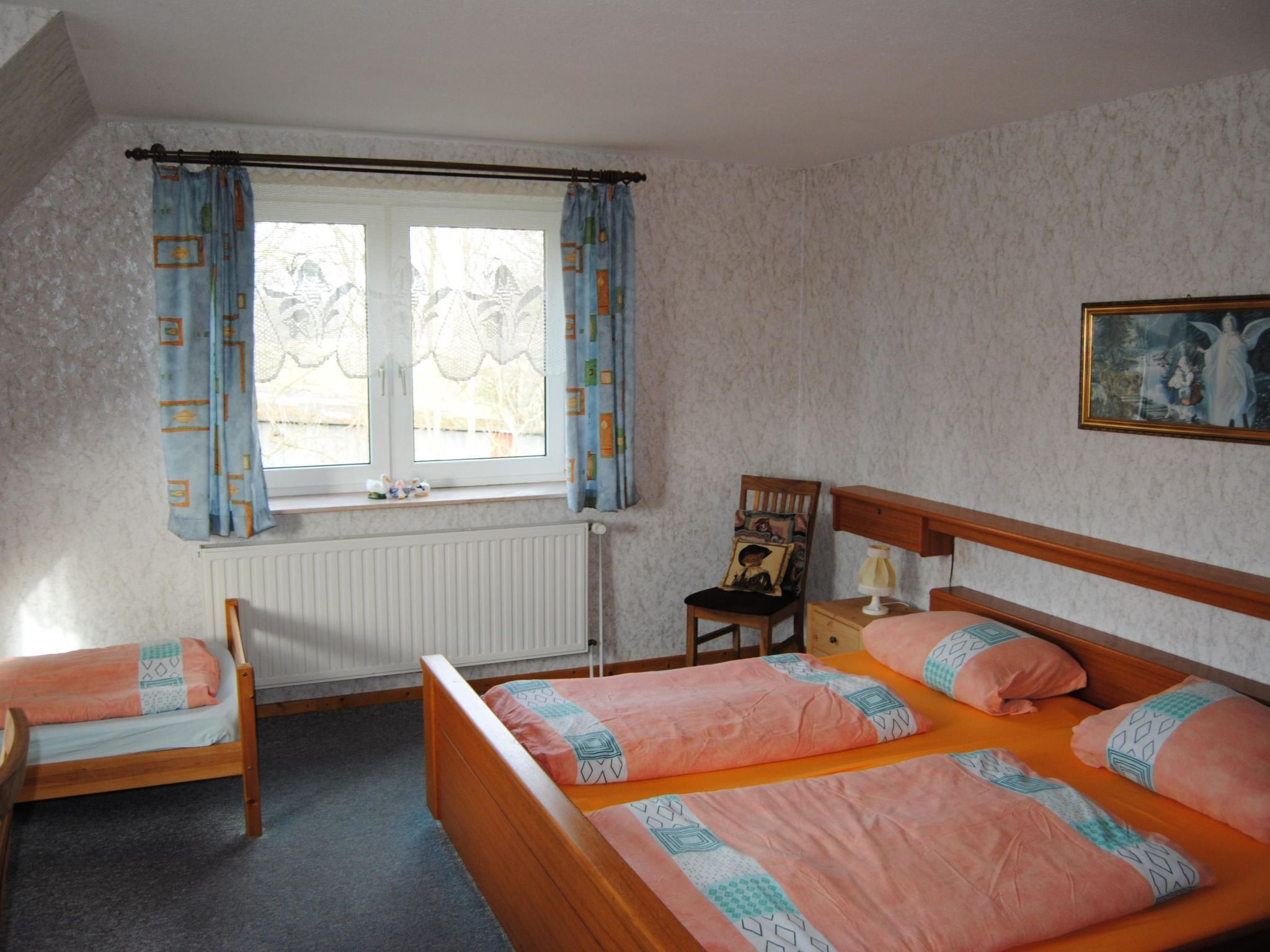 Your accommodation is a family-run guest house, which is very popular with regular guests. It is located in a rural area about four kilometres from the Baltic Sea beach and has excellent public transp..