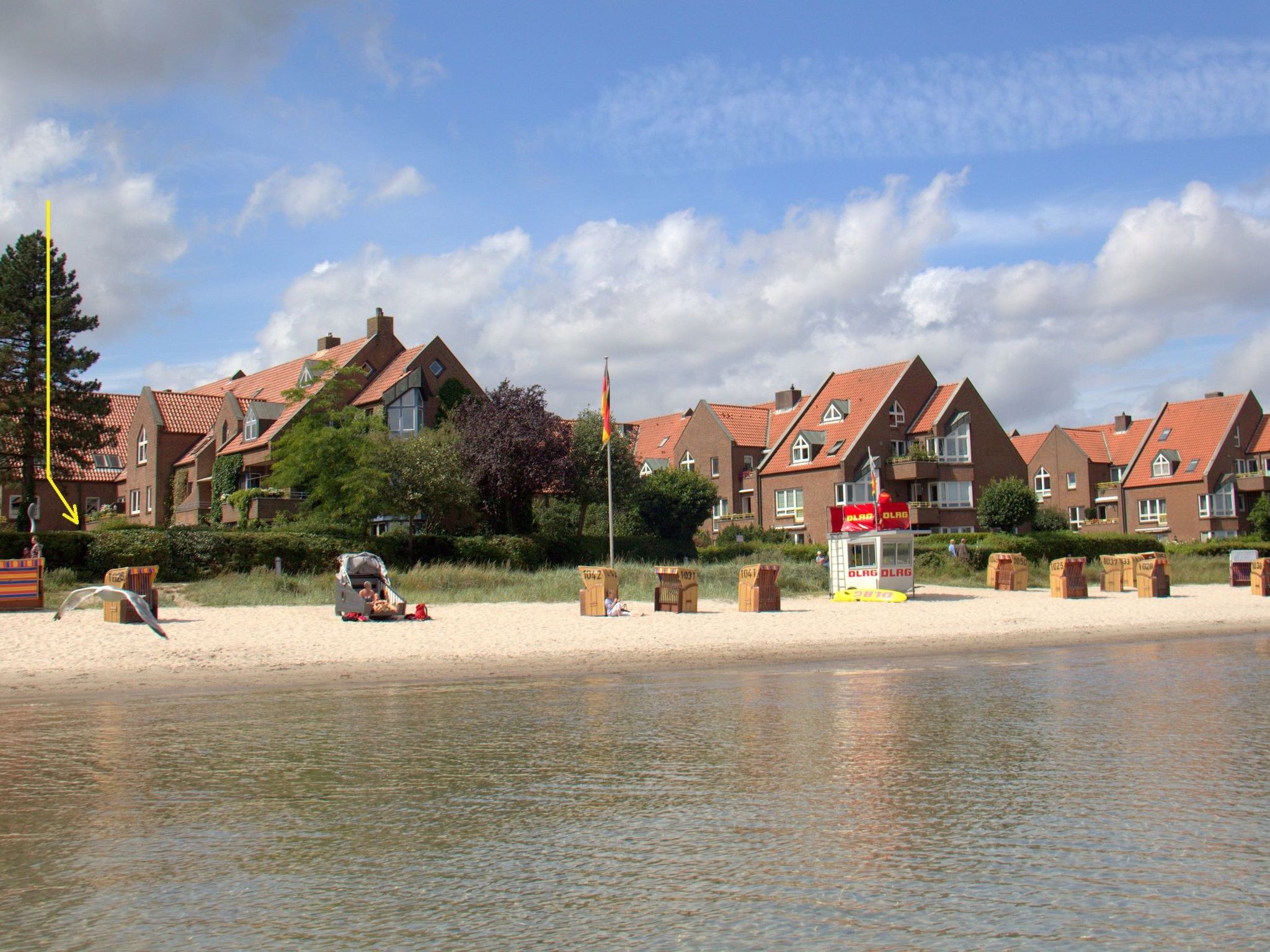 Urlaub in der Ferienwohnung Sonnengruss am Strand