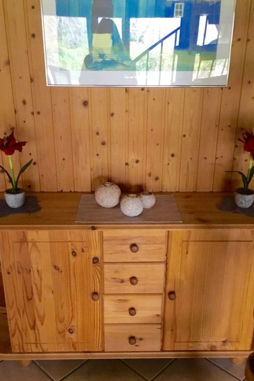 Spitzdachferienhaus mit Schwedenofen und Garten-Binnen