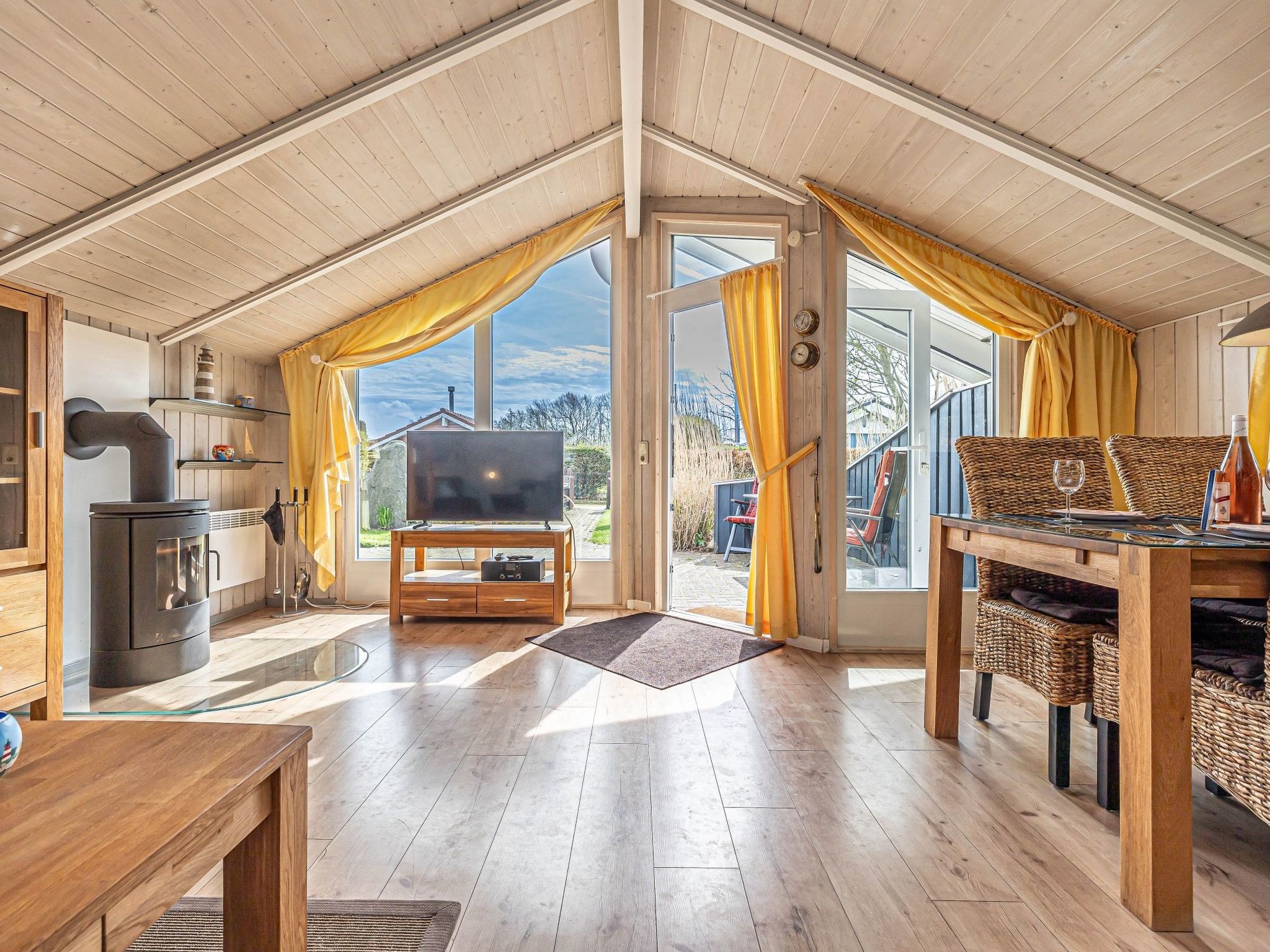 Vakantiehuis met omheinde tuin in Brodersby (Duitsland) 1 hond is welkom