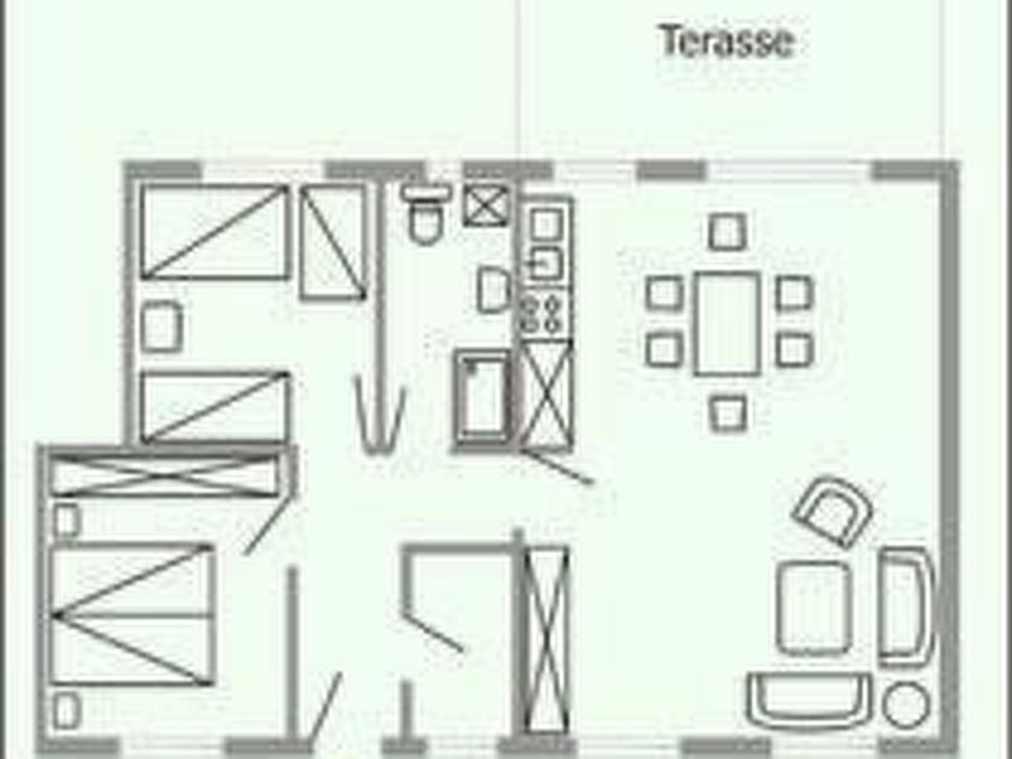 Haus mit Herz-Binnen