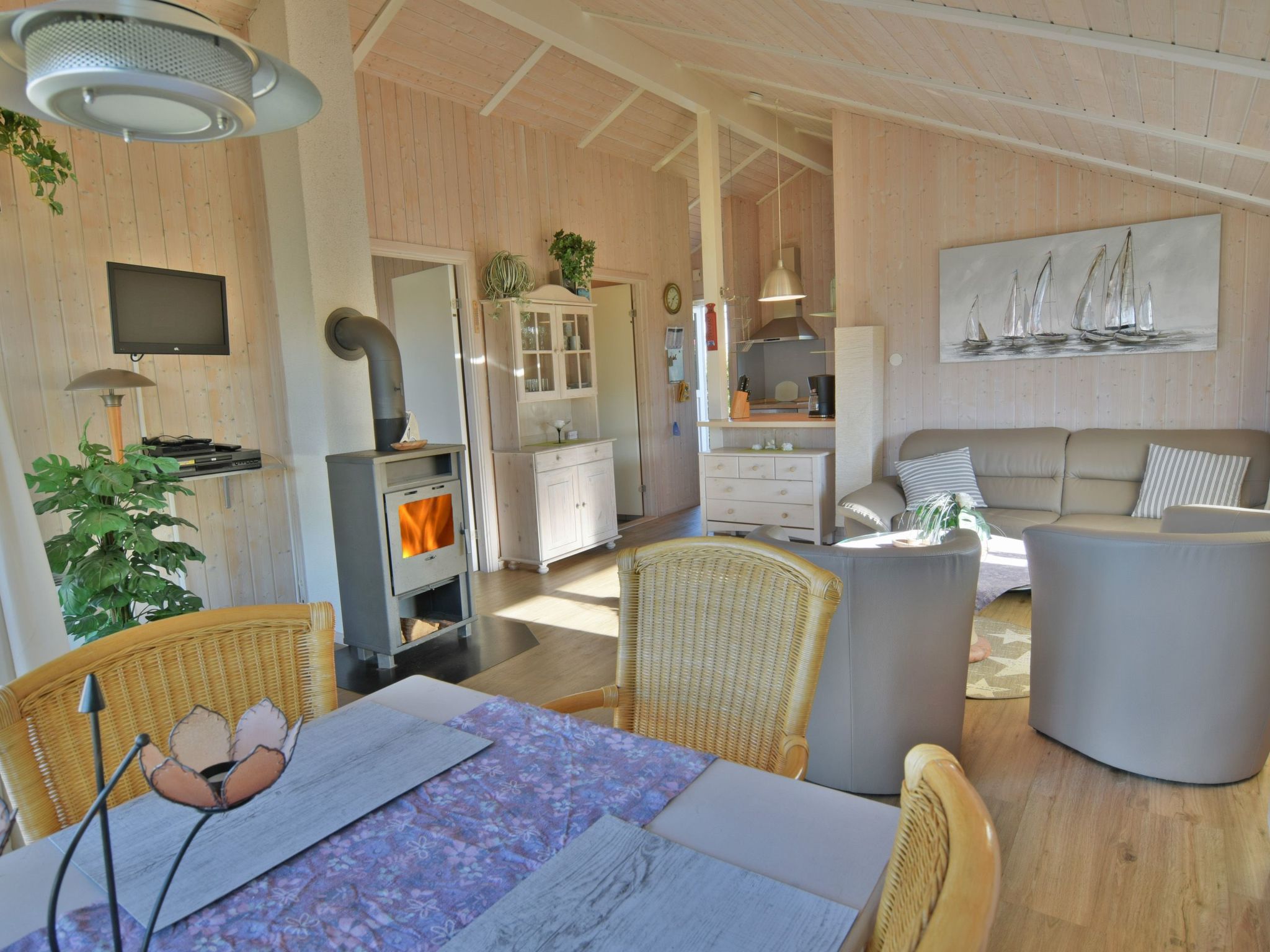 Skandiavisches Ferienhaus an der Geltinger Bucht-Binnen