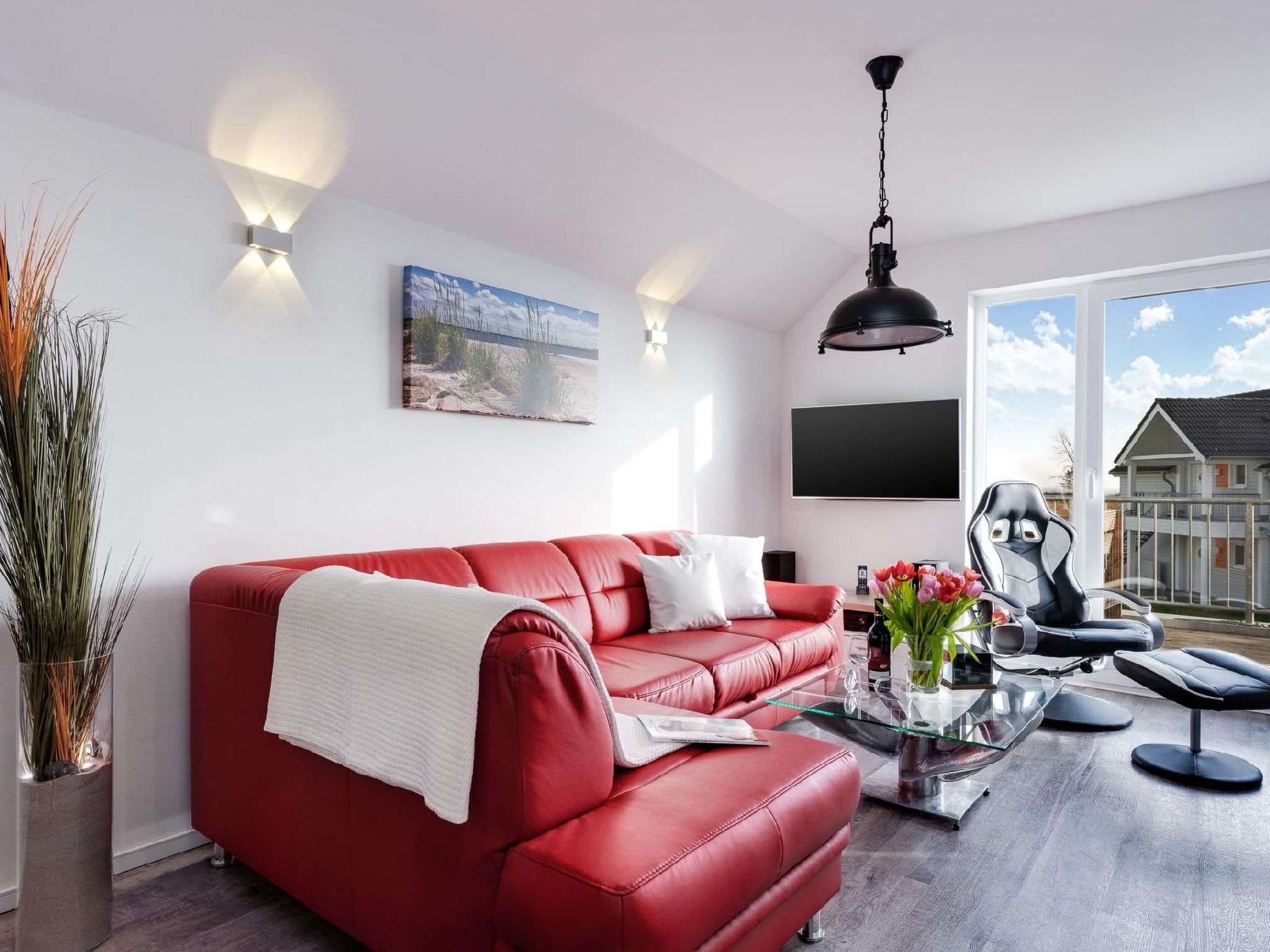 Fewo Kapitän James Cook, E-Ladesäule, Wasserbett