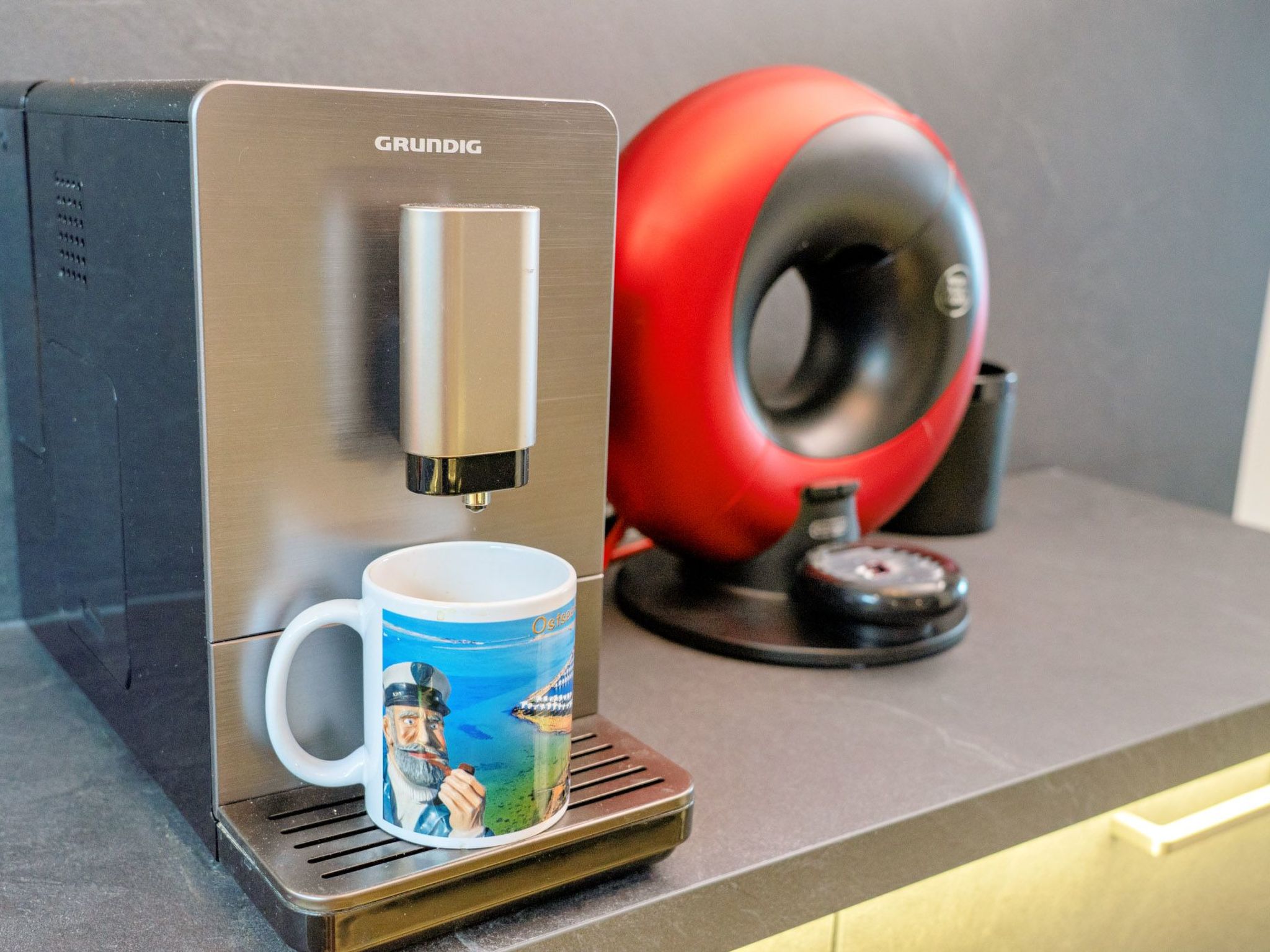 Schleivilla Kapitän James Cook2,  Löwen Dart HB8-Drinnen