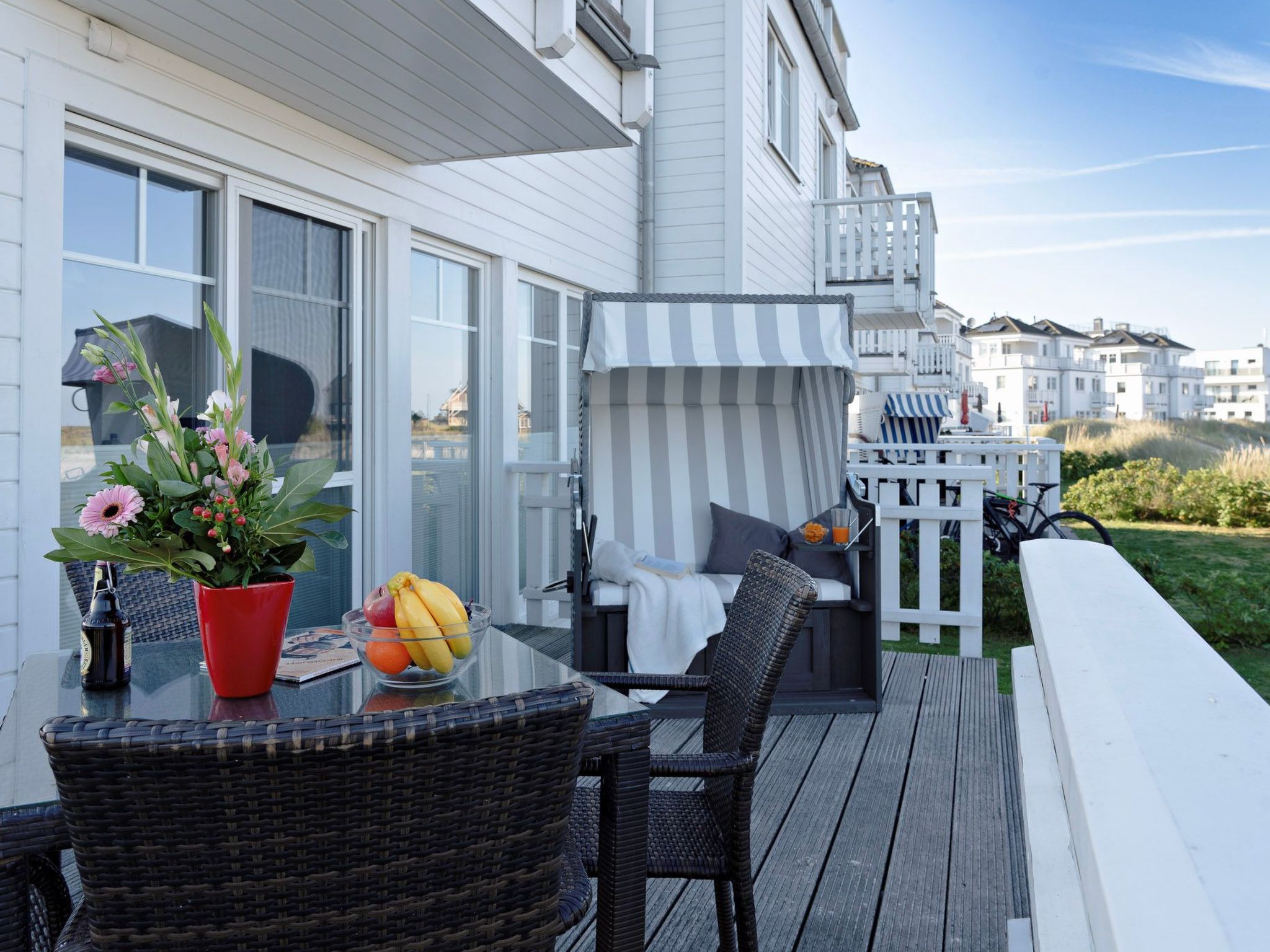 Strand Hus by Seeblick Ferien ORO direkt am Strand-Draußen