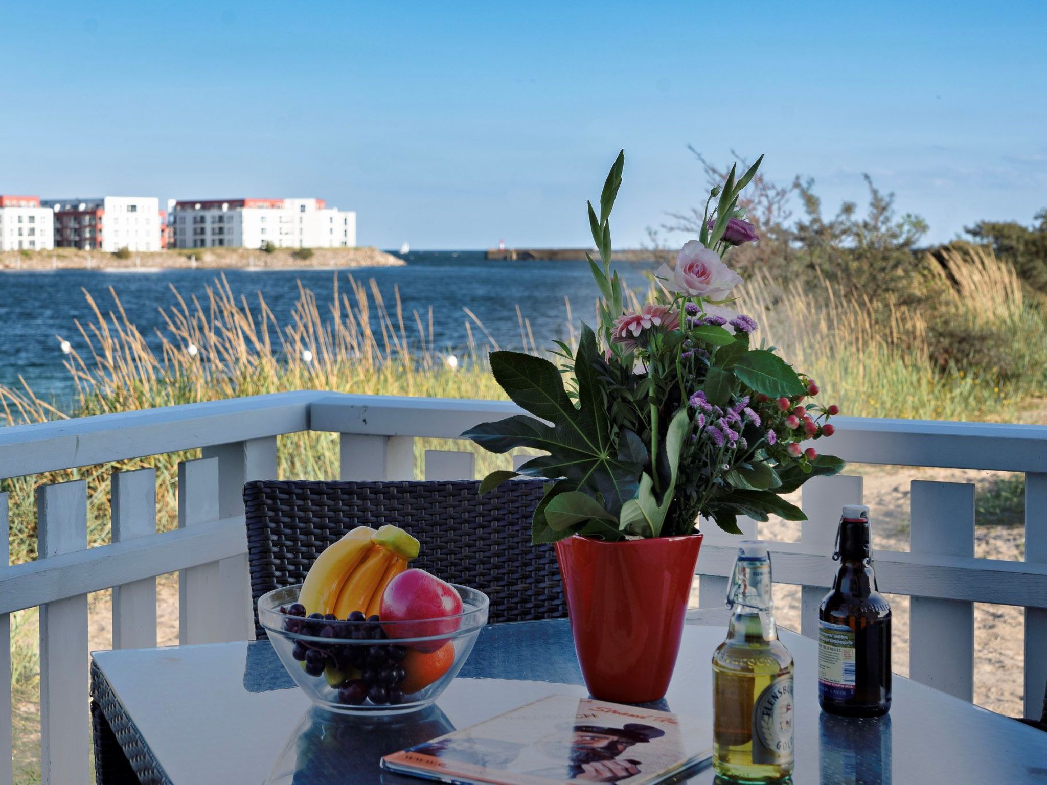 Strand Hus by Seeblick Ferien ORO direkt am Strand-Draußen
